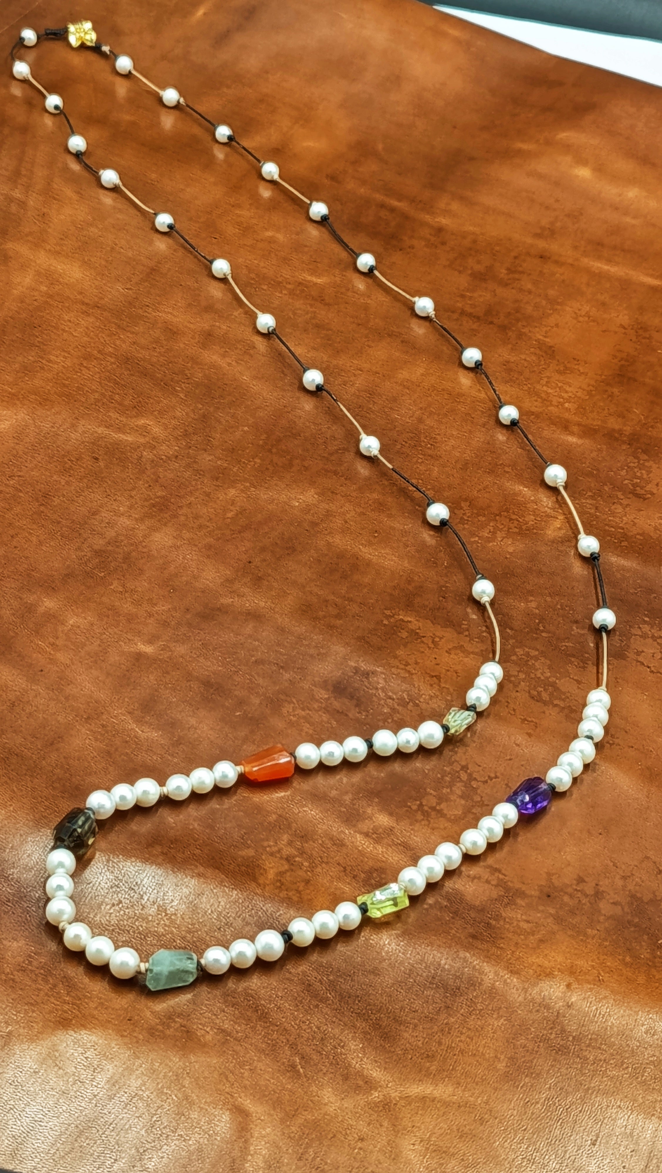 Pulso en Perla Blanca