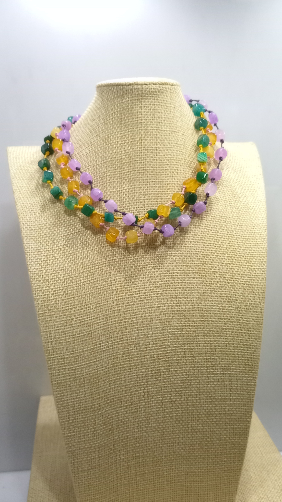 Collar Ágata 3 vueltas (40 cm)