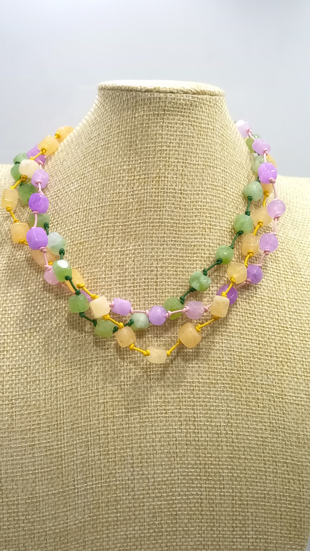 Collar Ágata 3 vueltas (40 cm)