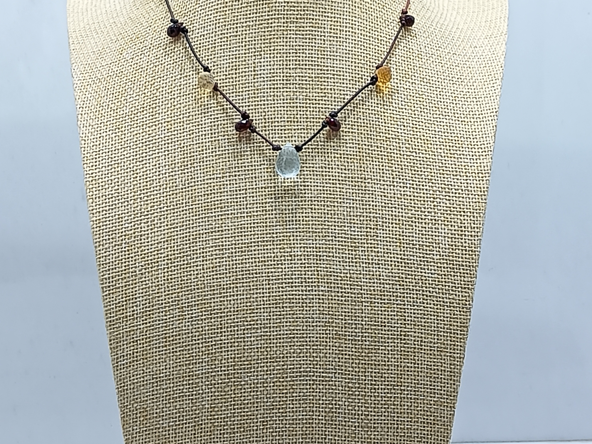 Collar Siria Aguamarina