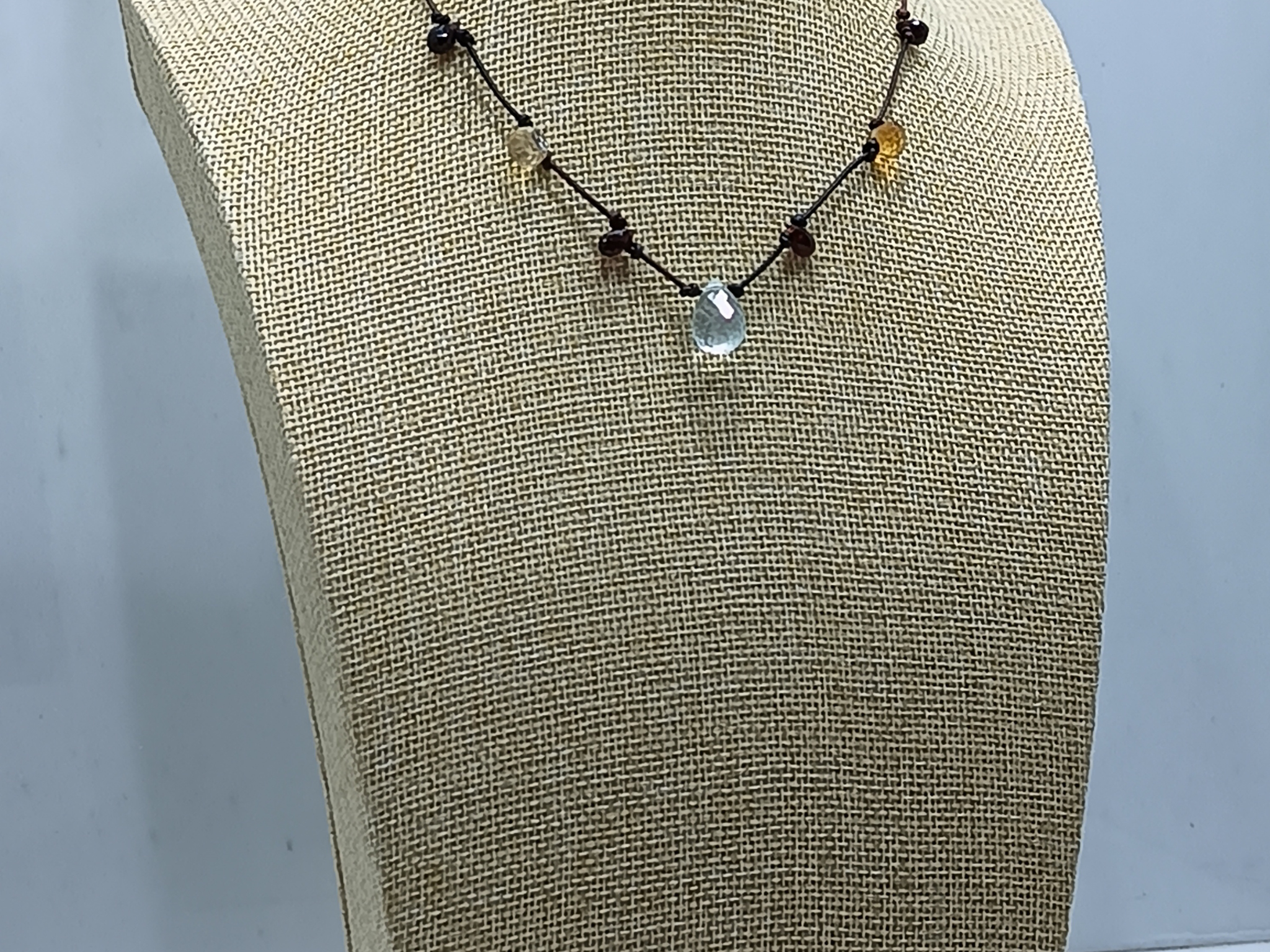 Collar Siria Aguamarina