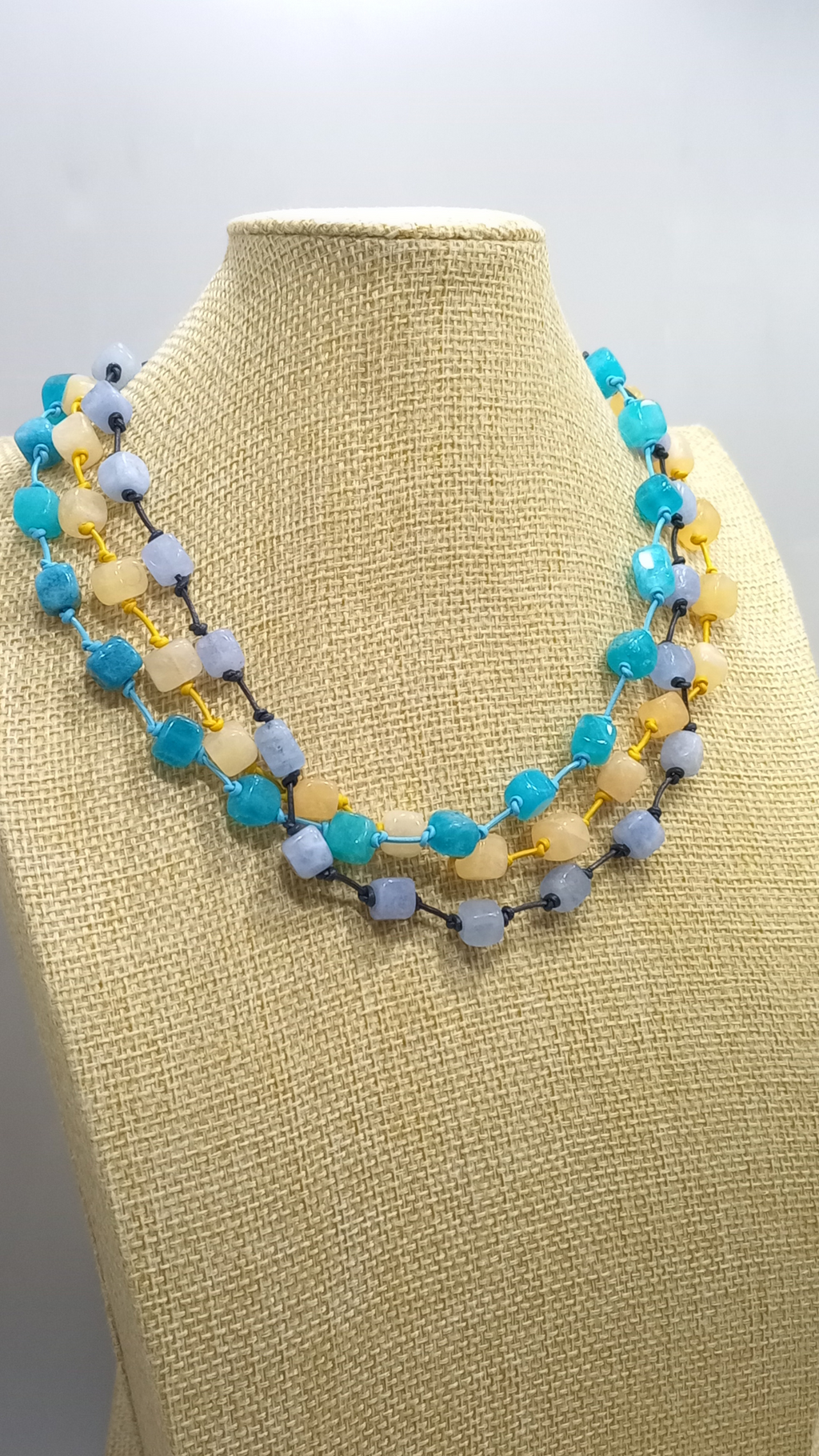 Collar Ágata 3 vueltas (40 cm)