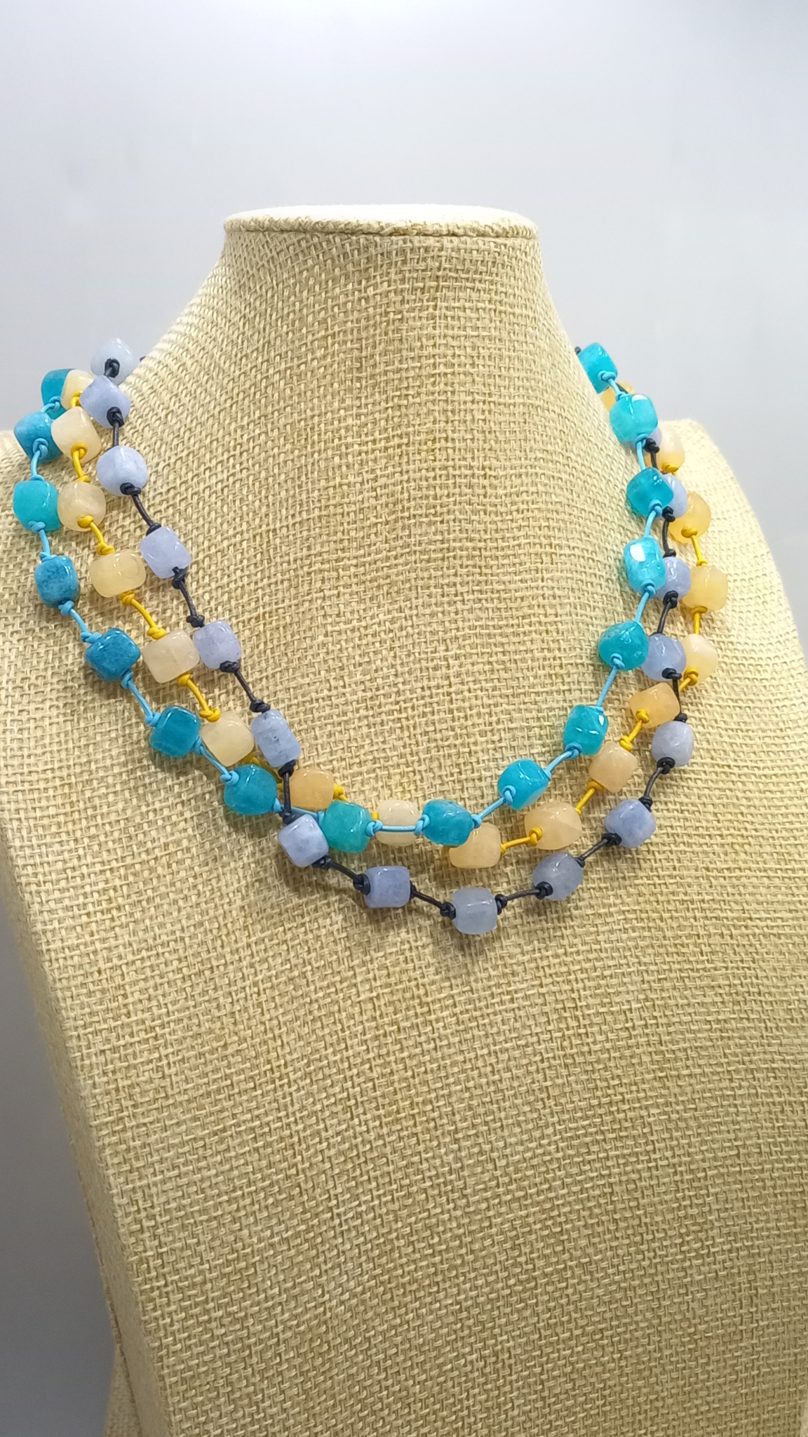 Collar Ágata 3 vueltas (40 cm)