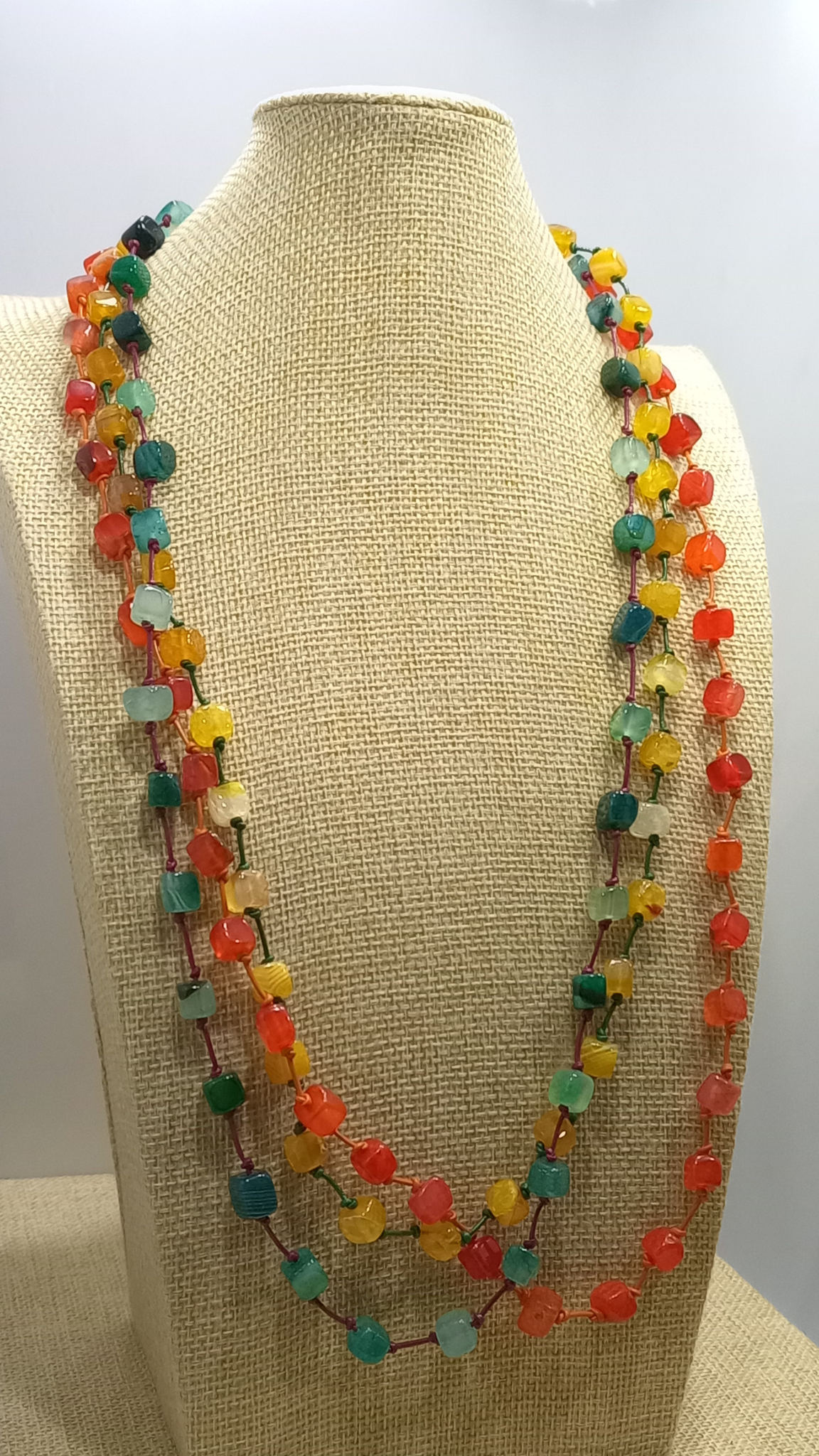 Collar Ágata 3 vueltas (60 cm)