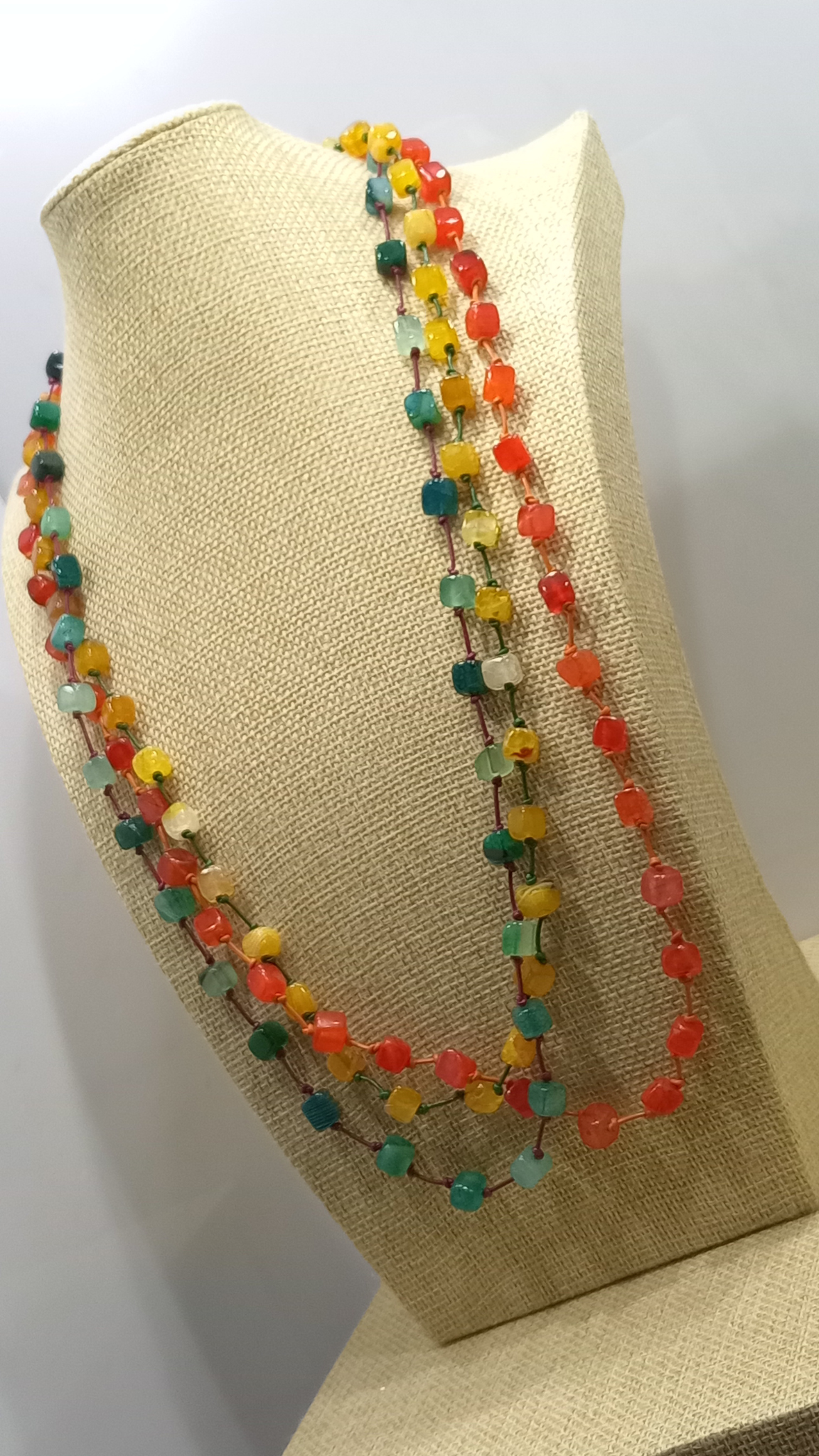 Collar Ágata 3 vueltas (60 cm)