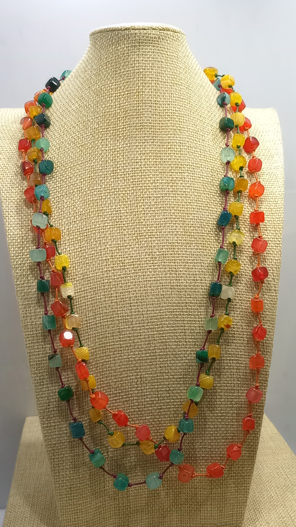 Collar Ágata 3 vueltas (60 cm)