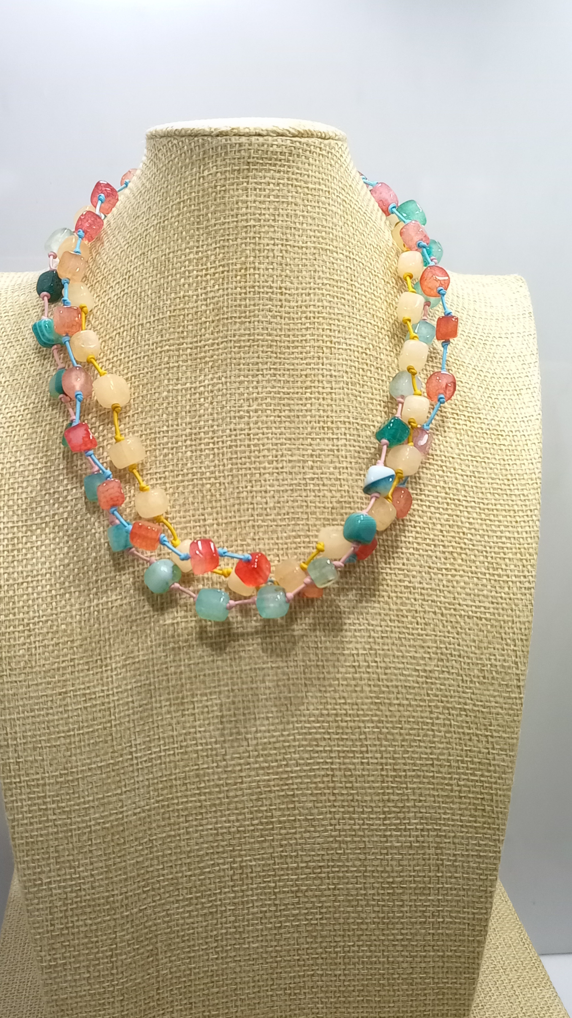 Collar Ágata 3 vueltas (40 cm)