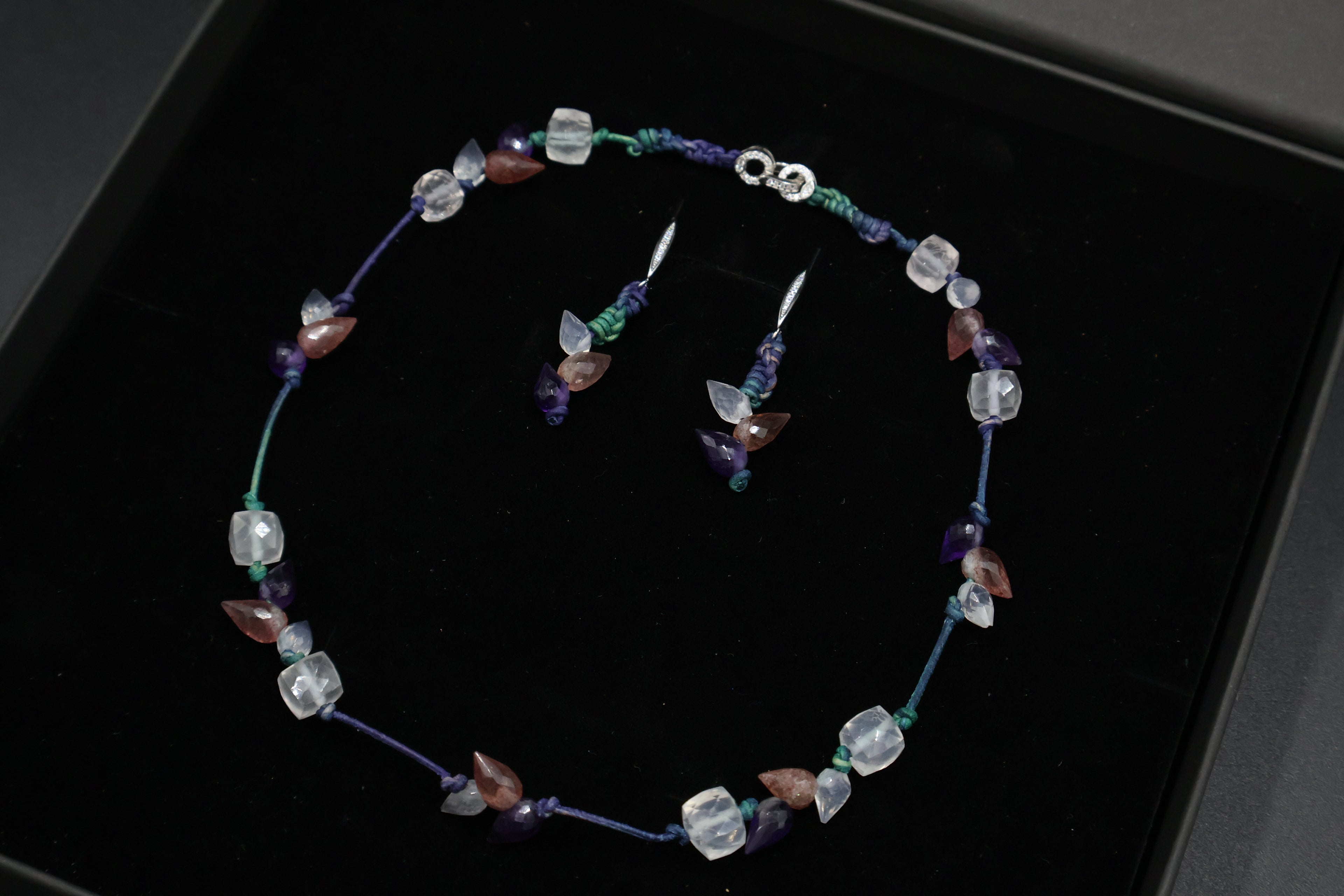 Collar Creta Cuarzo Cristal