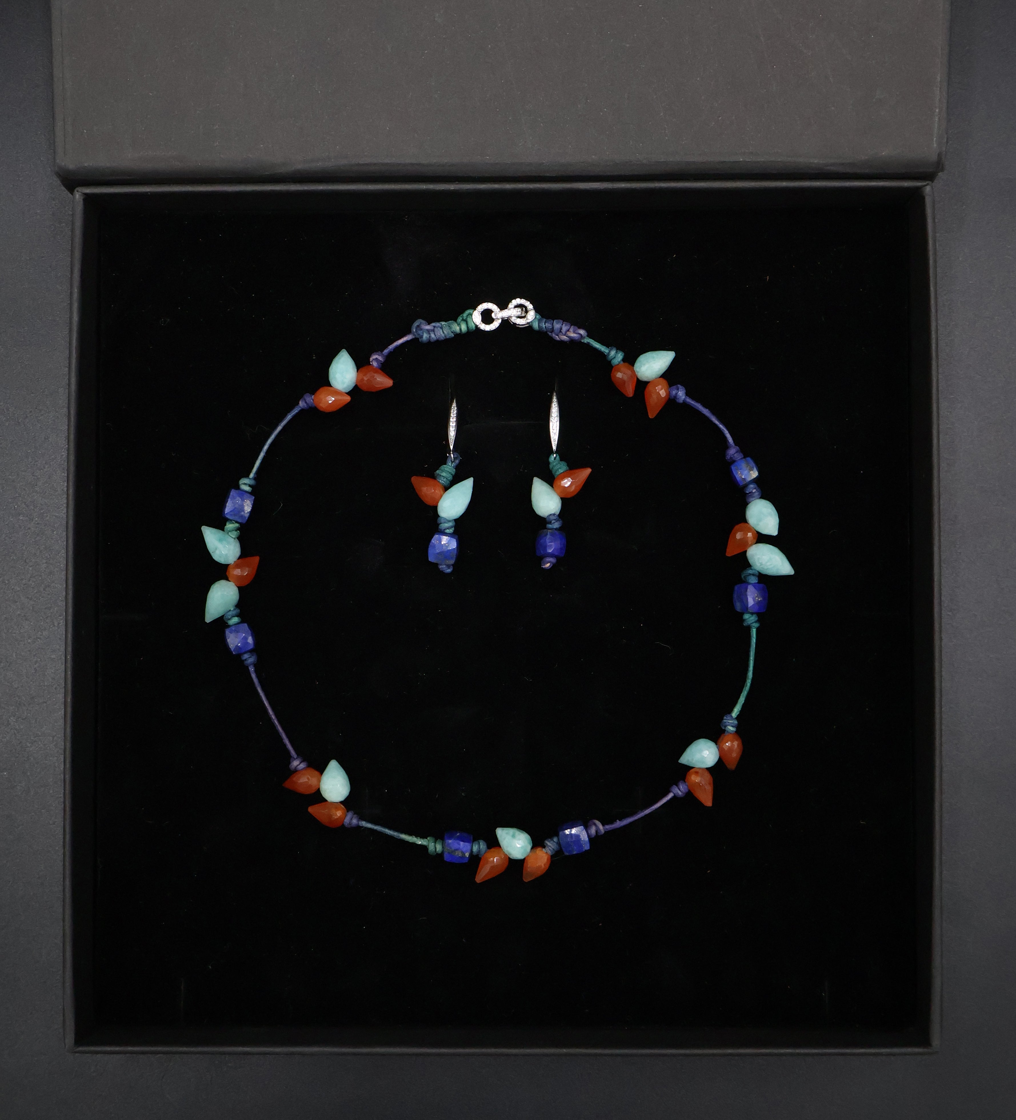 Pendientes Creta Lapislazuli
