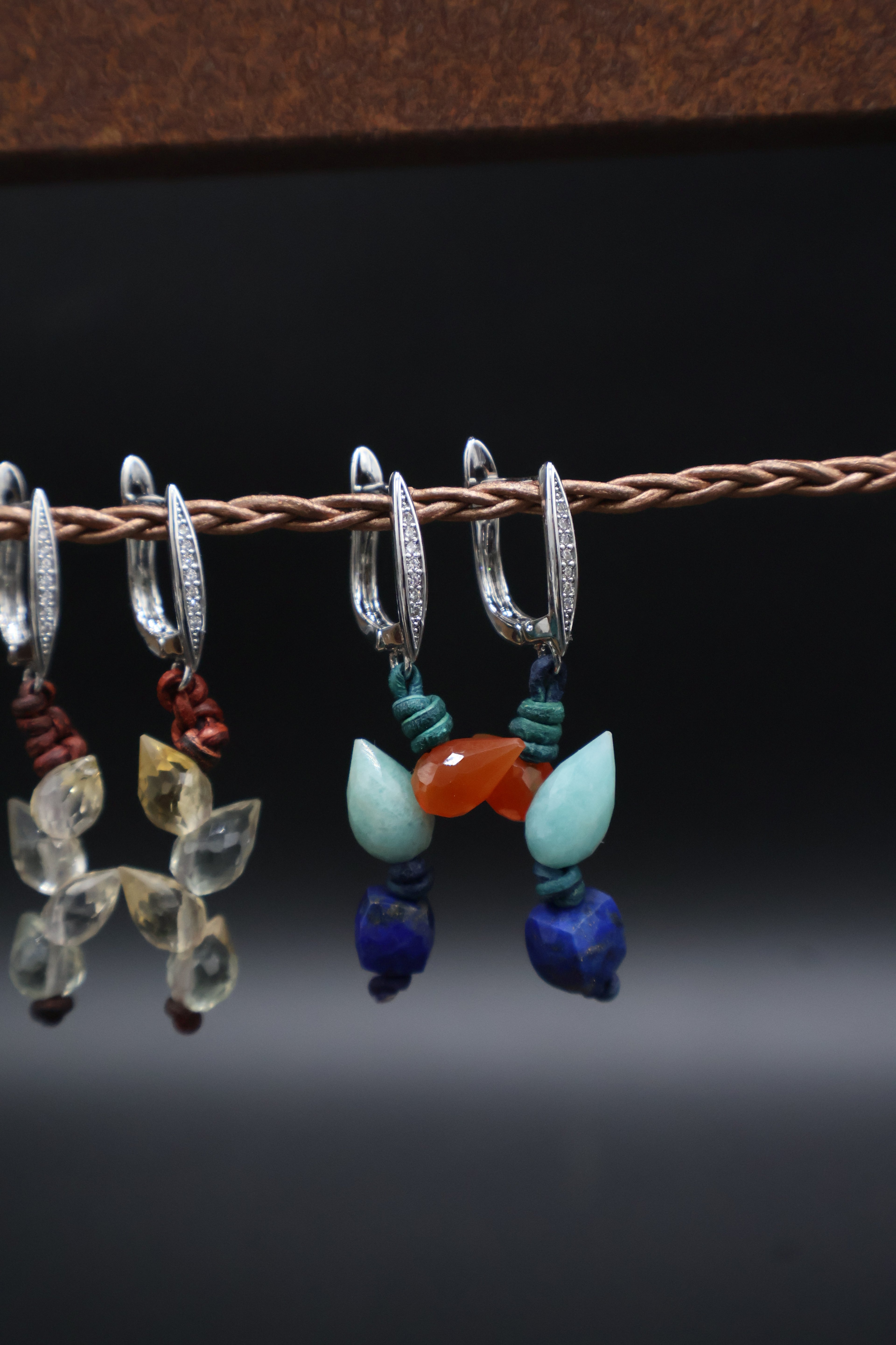 Pendientes Creta Lapislazuli