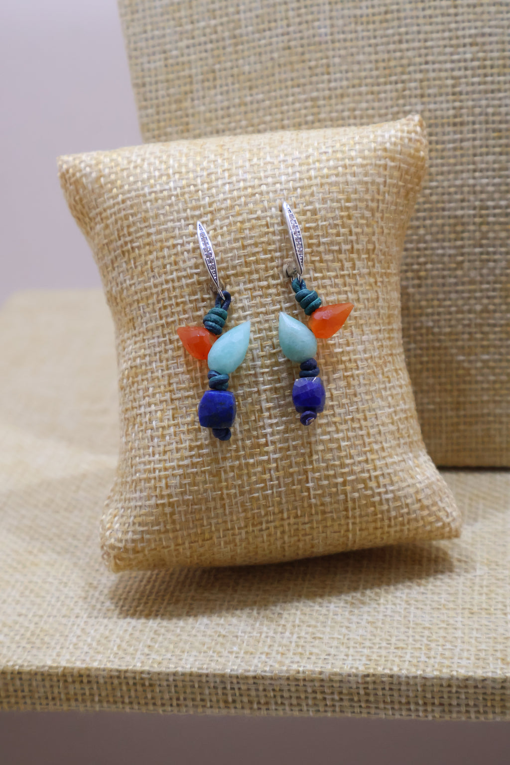 Pendientes Creta Lapislazuli