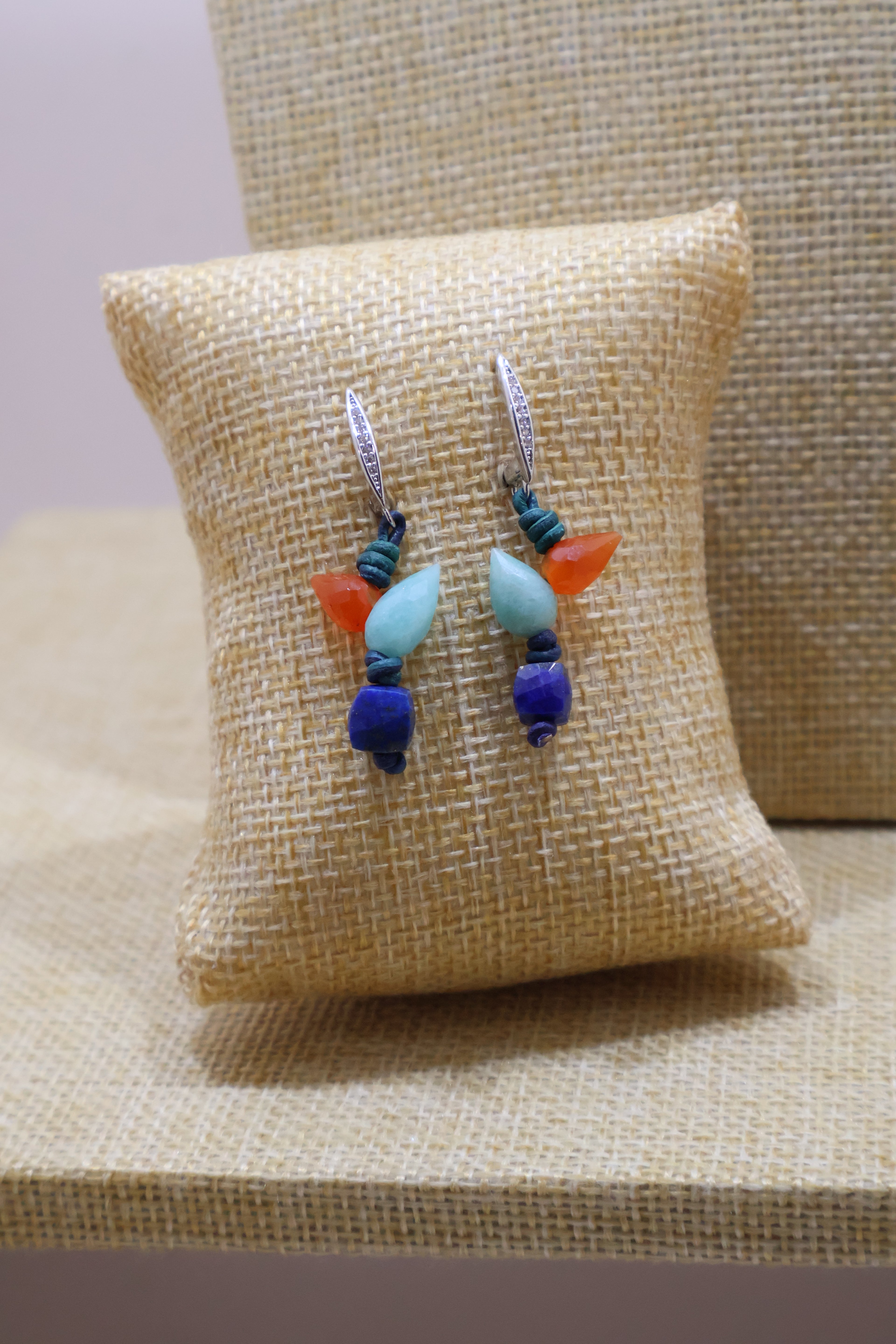 Pendientes Creta Lapislazuli