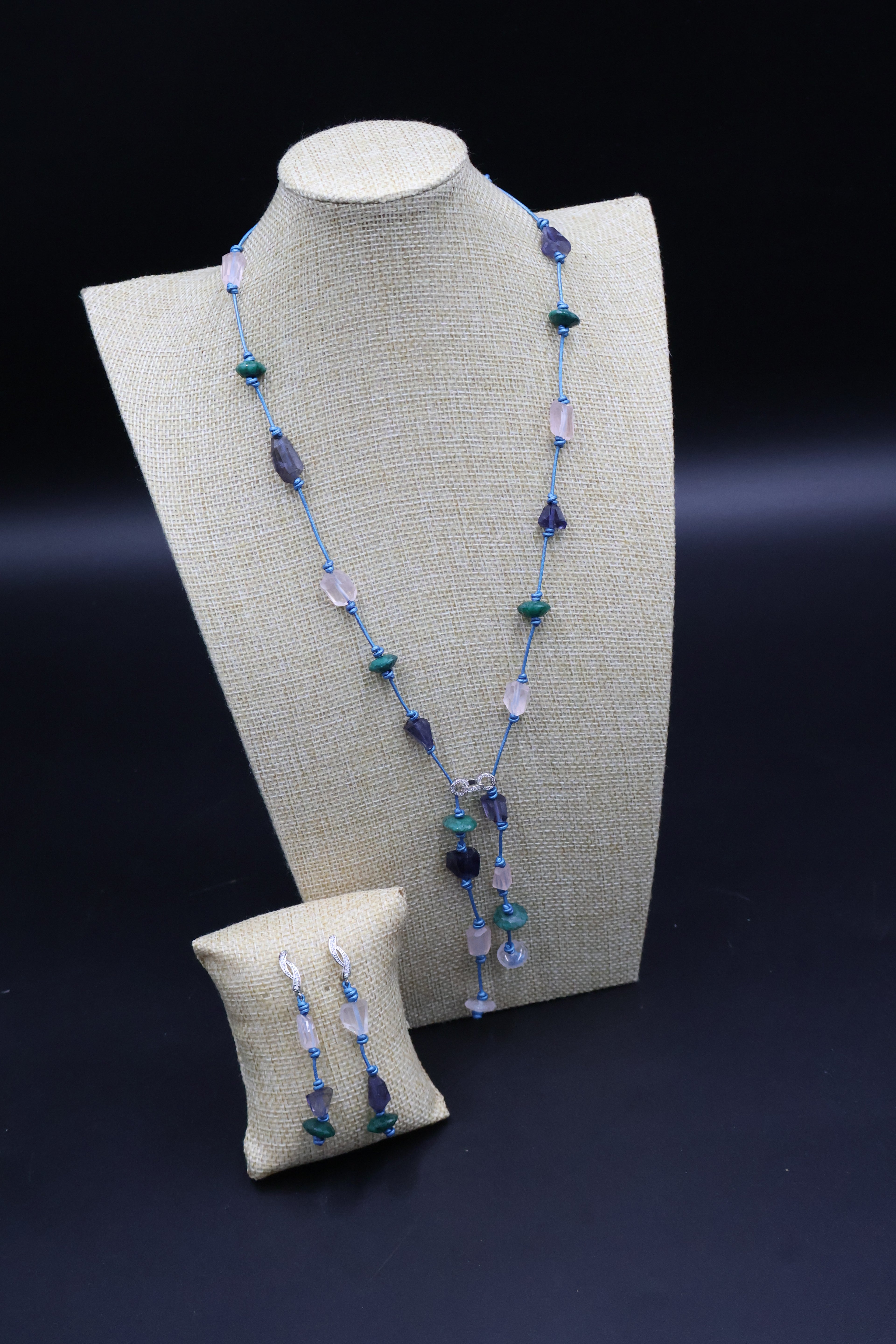 Collar Calíope iolita Azul