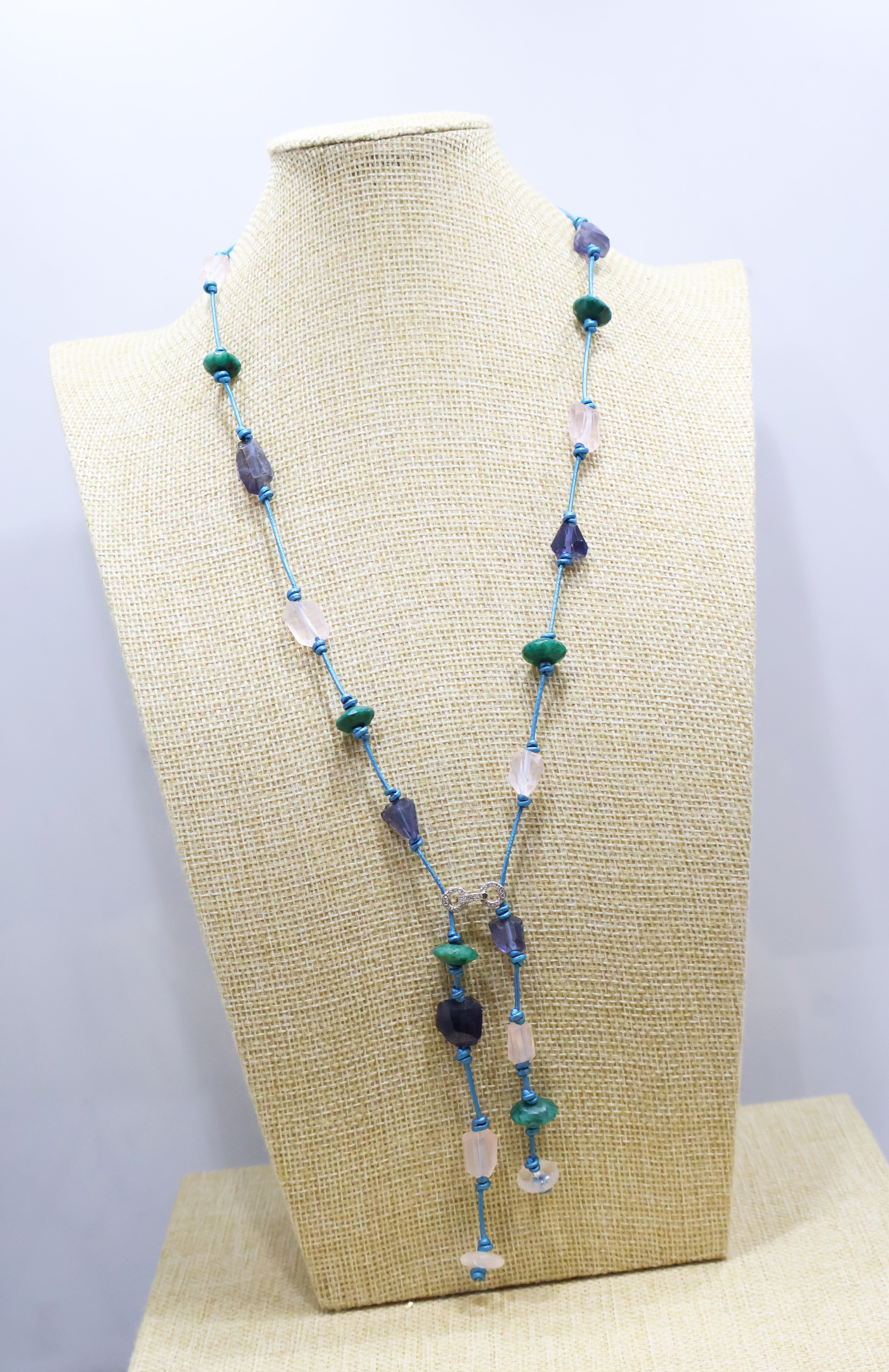 Collar Calíope iolita Azul
