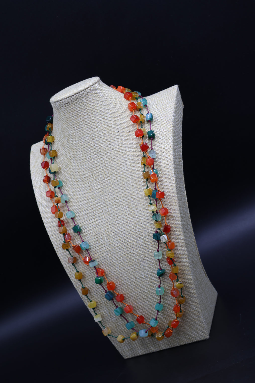 Collar Ágata 3 vueltas (80 cm)