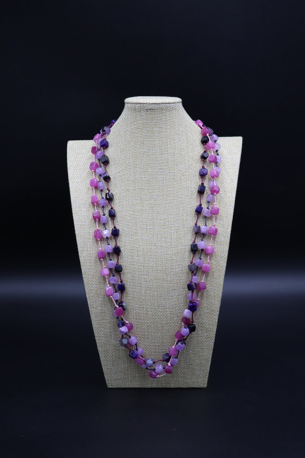 Collar Ágata 3 vueltas (80 cm)