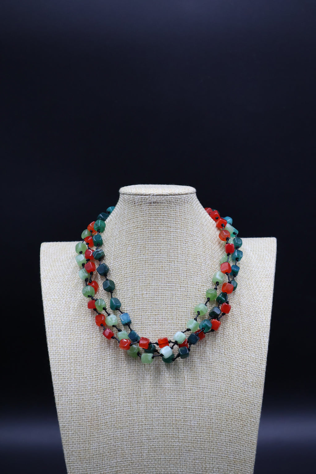 Collar Ágata 3 vueltas (40 cm)