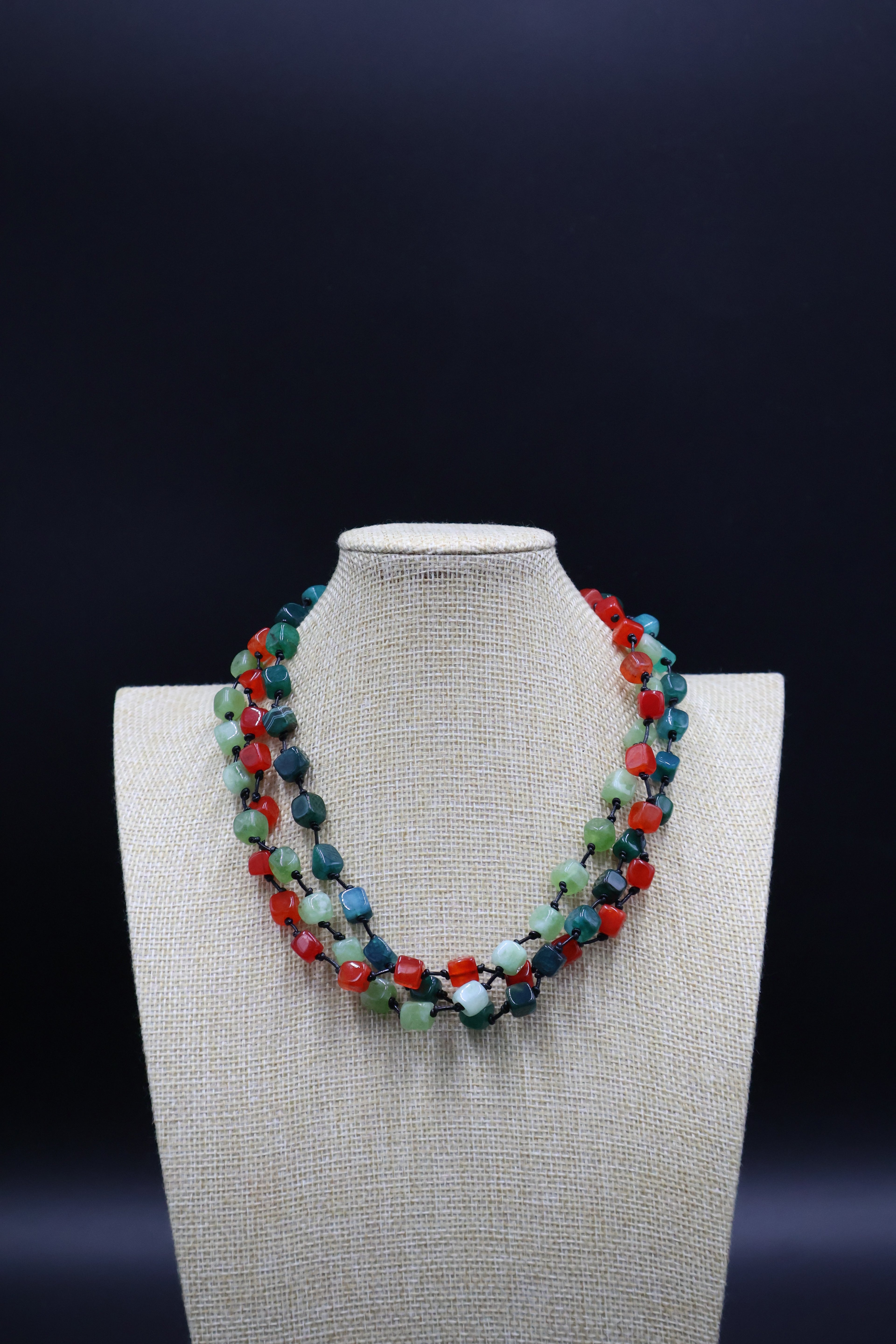 Collar Ágata 3 vueltas (40 cm)