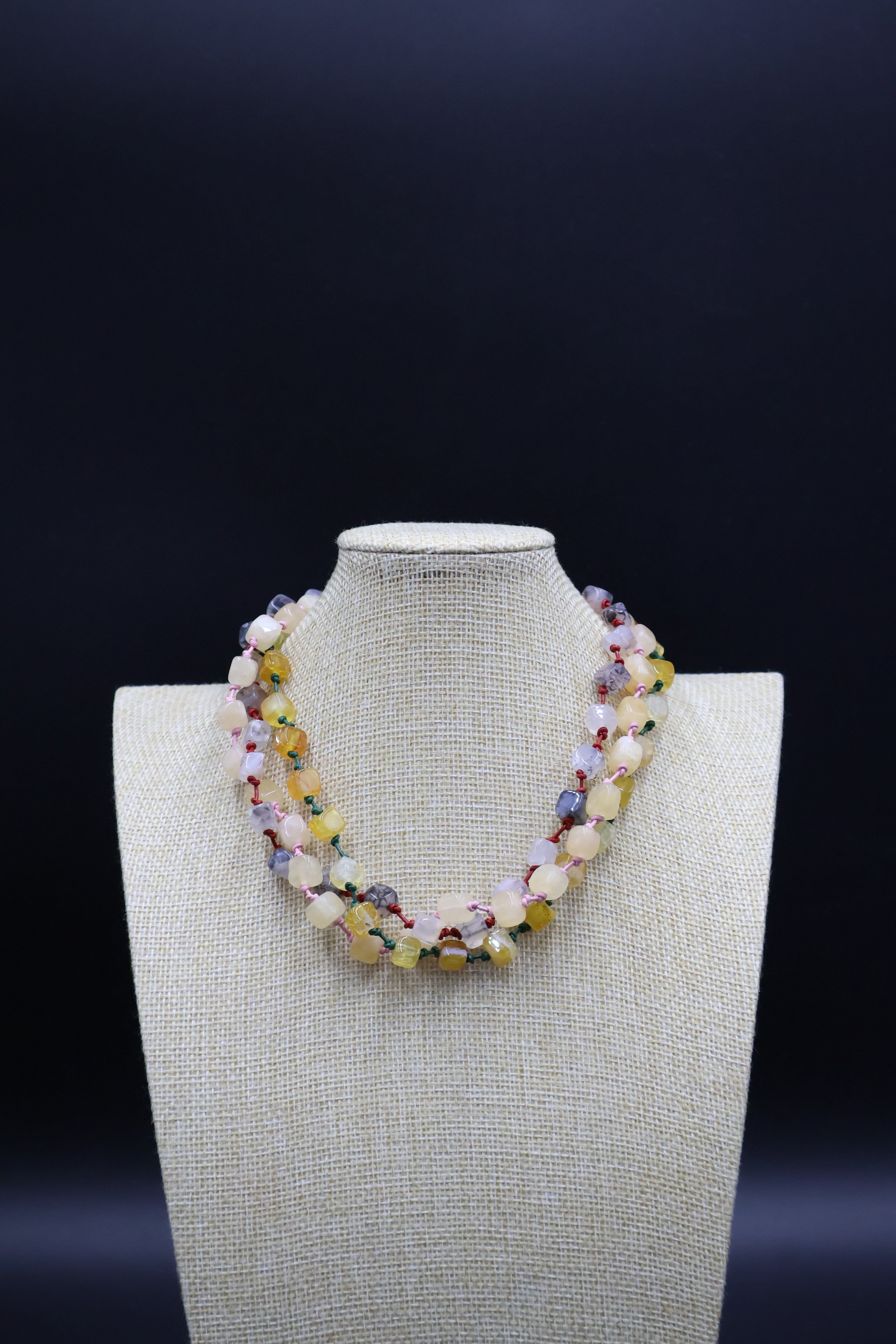 Collar Ágata 3 vueltas (40 cm)