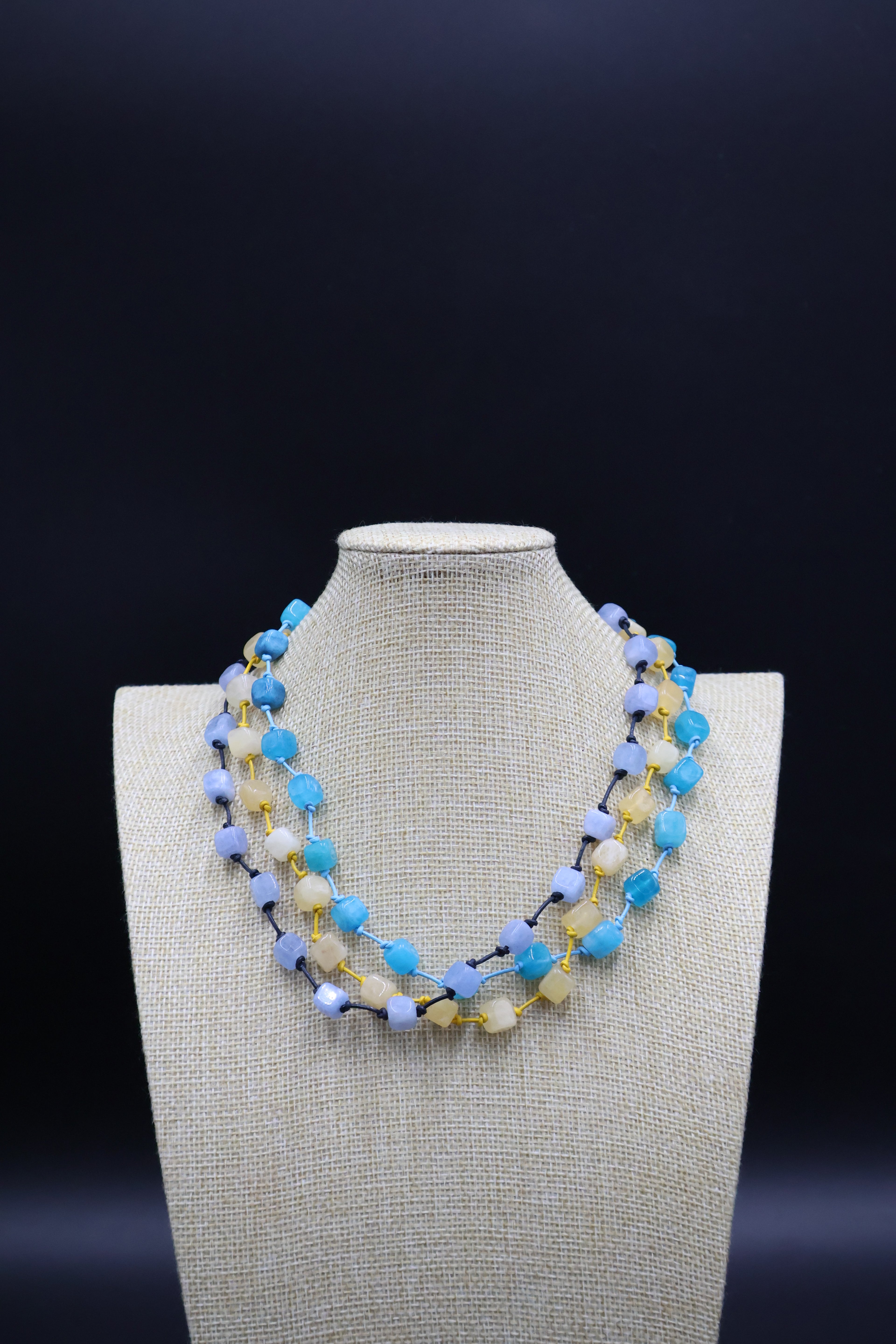 Collar Ágata 3 vueltas (40 cm)