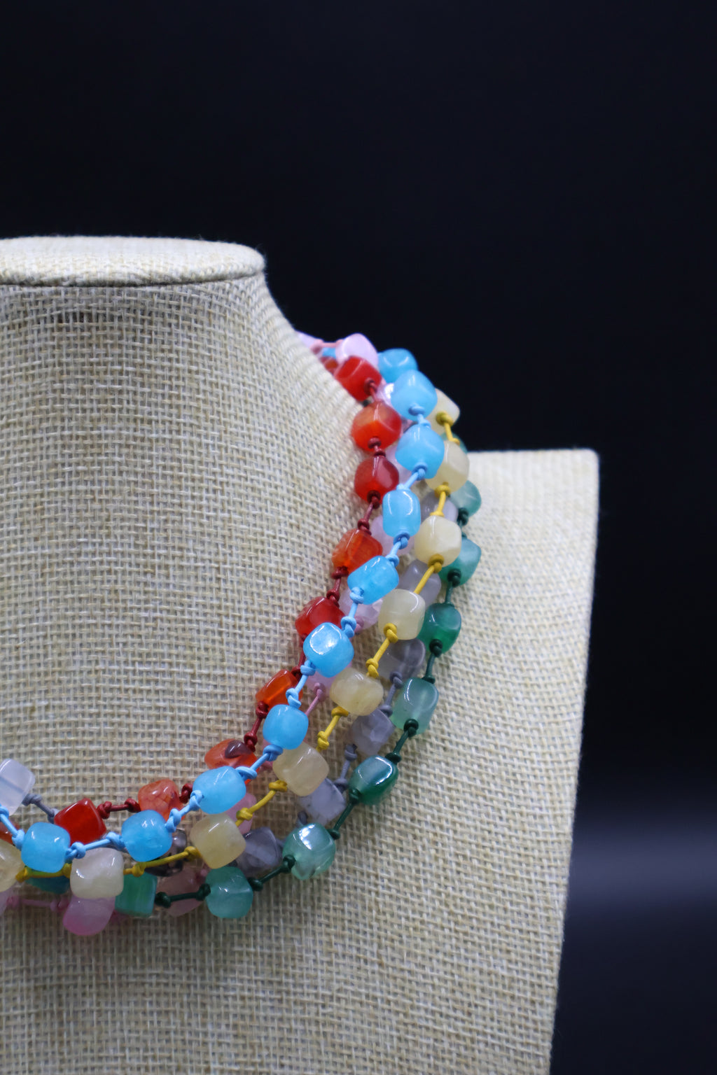 Collar Ágata 3 vueltas (40 cm)