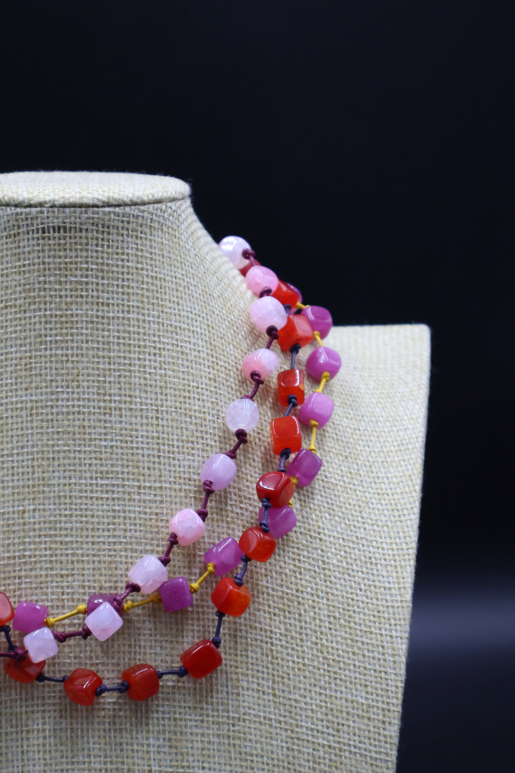 Collar Ágata 3 vueltas (40 cm)