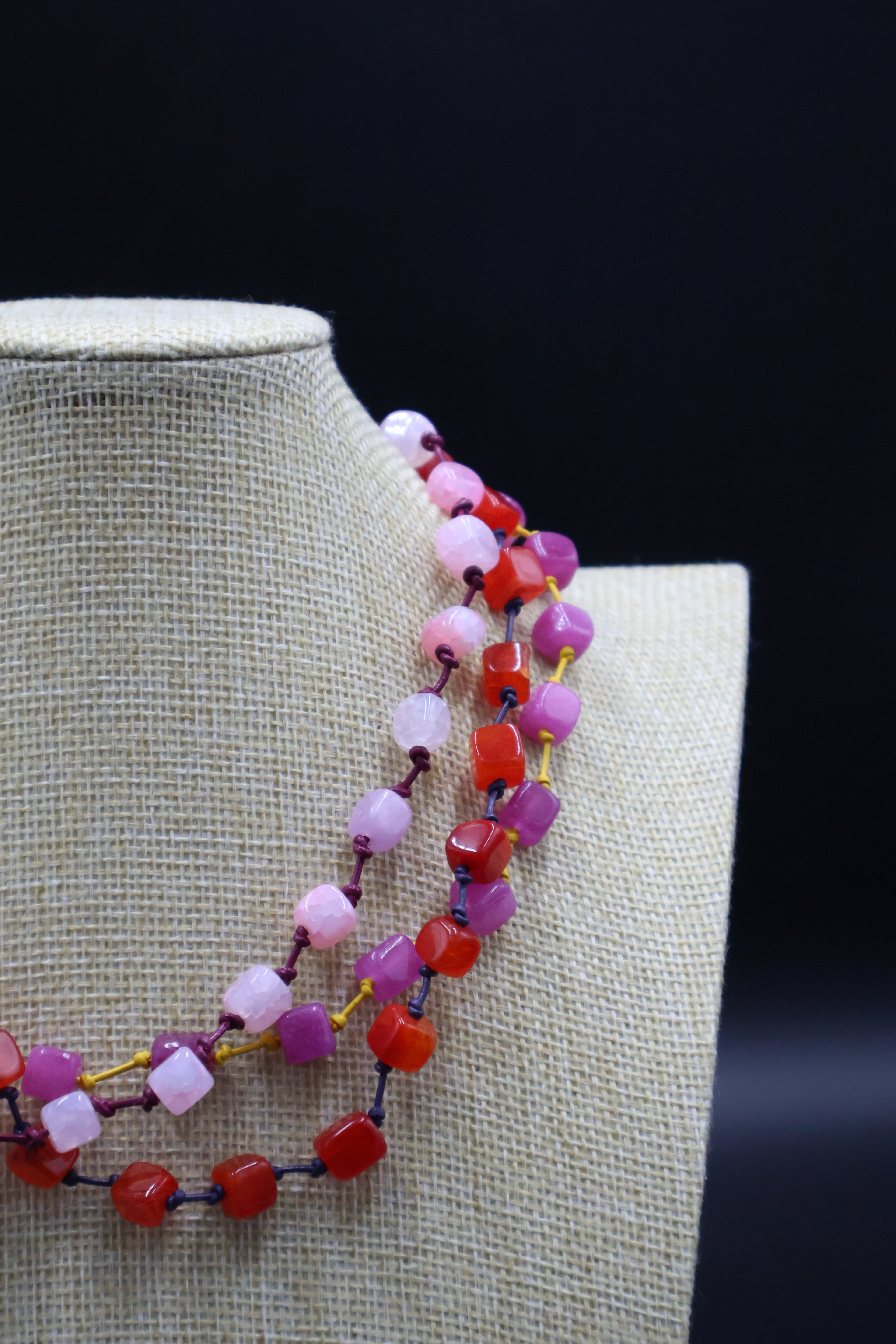 Collar Ágata 3 vueltas (40 cm)