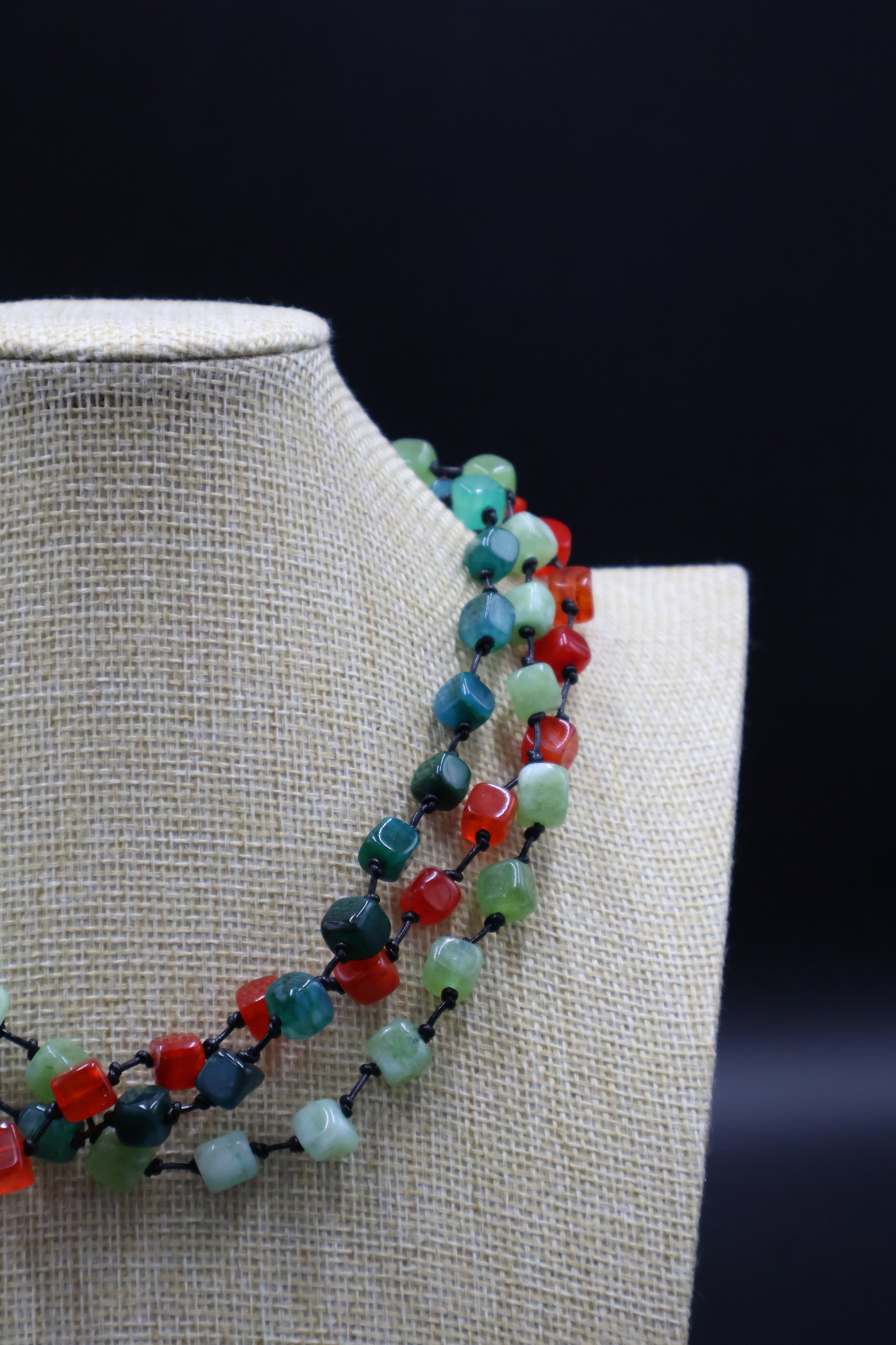 Collar Ágata 3 vueltas (40 cm)