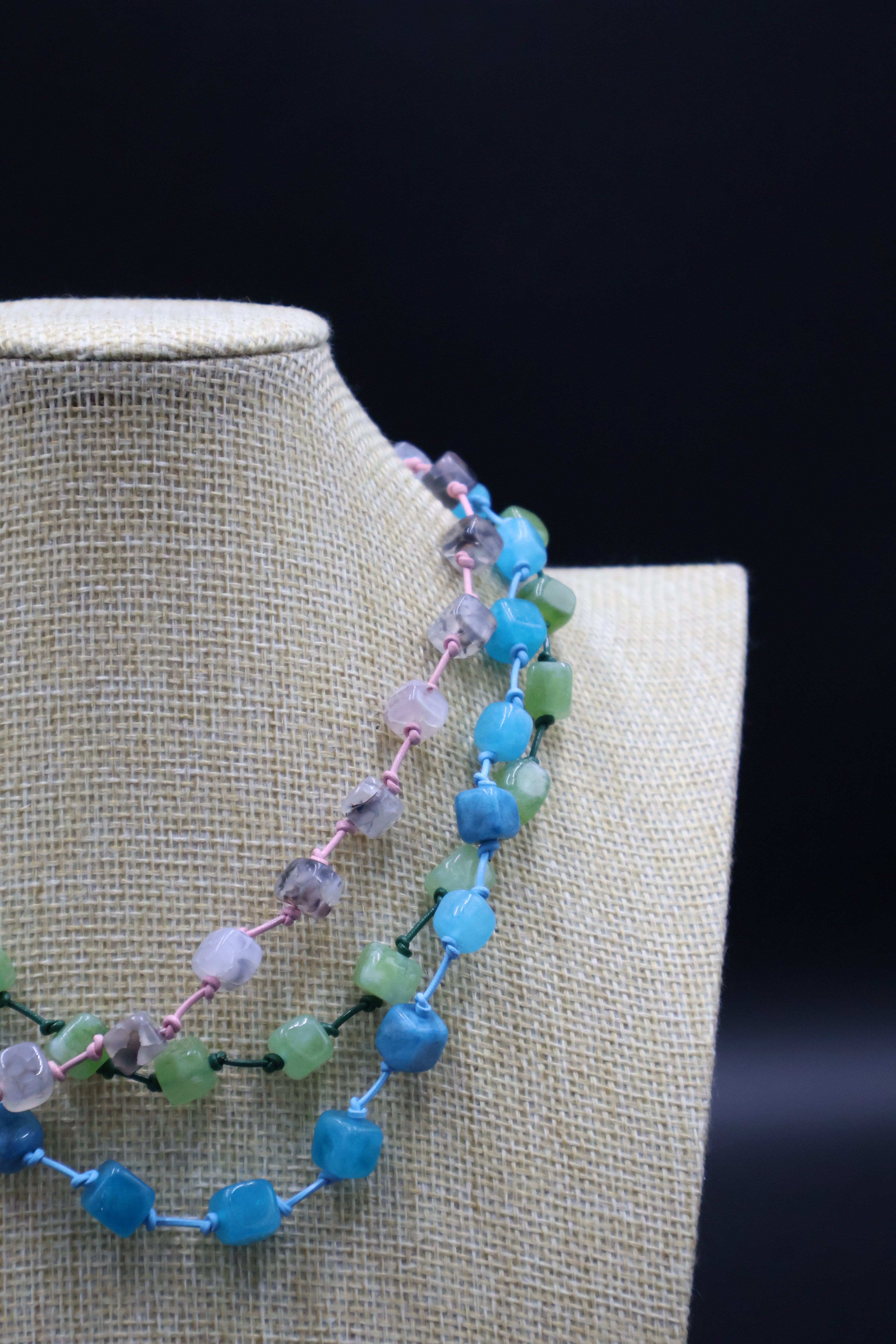 Collar Ágata 3 vueltas (40 cm)