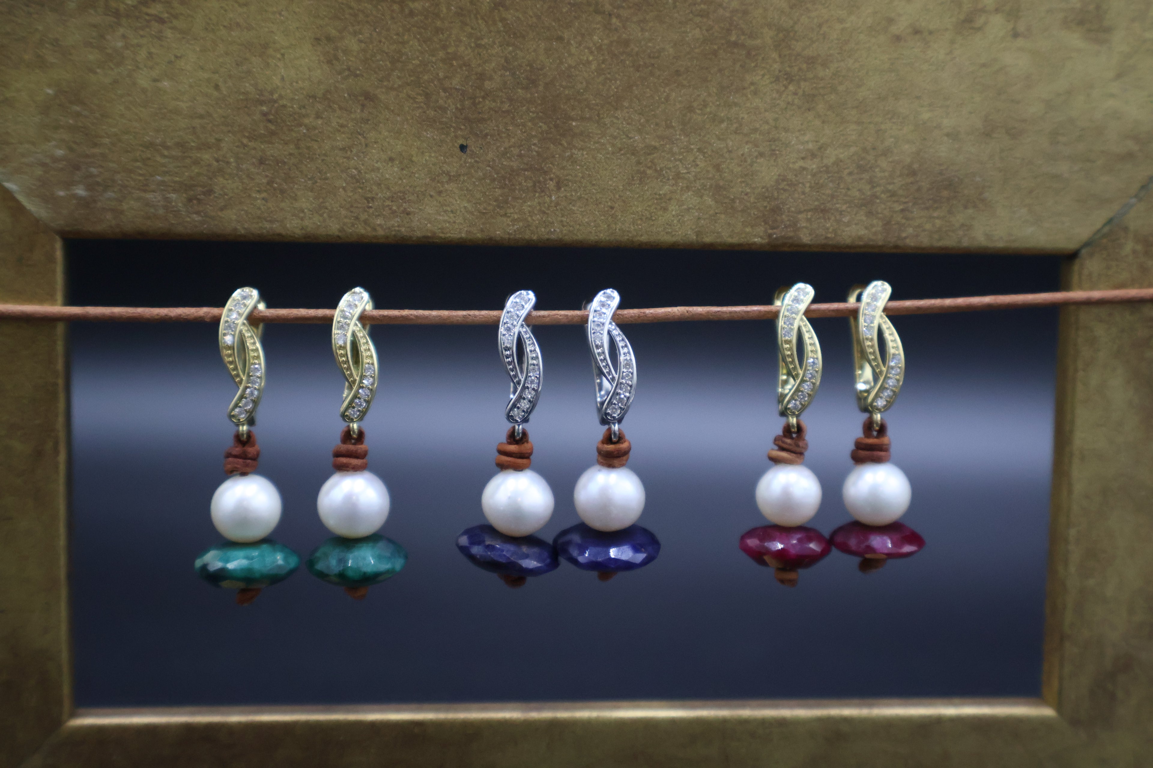 Pendientes Aris Rubí