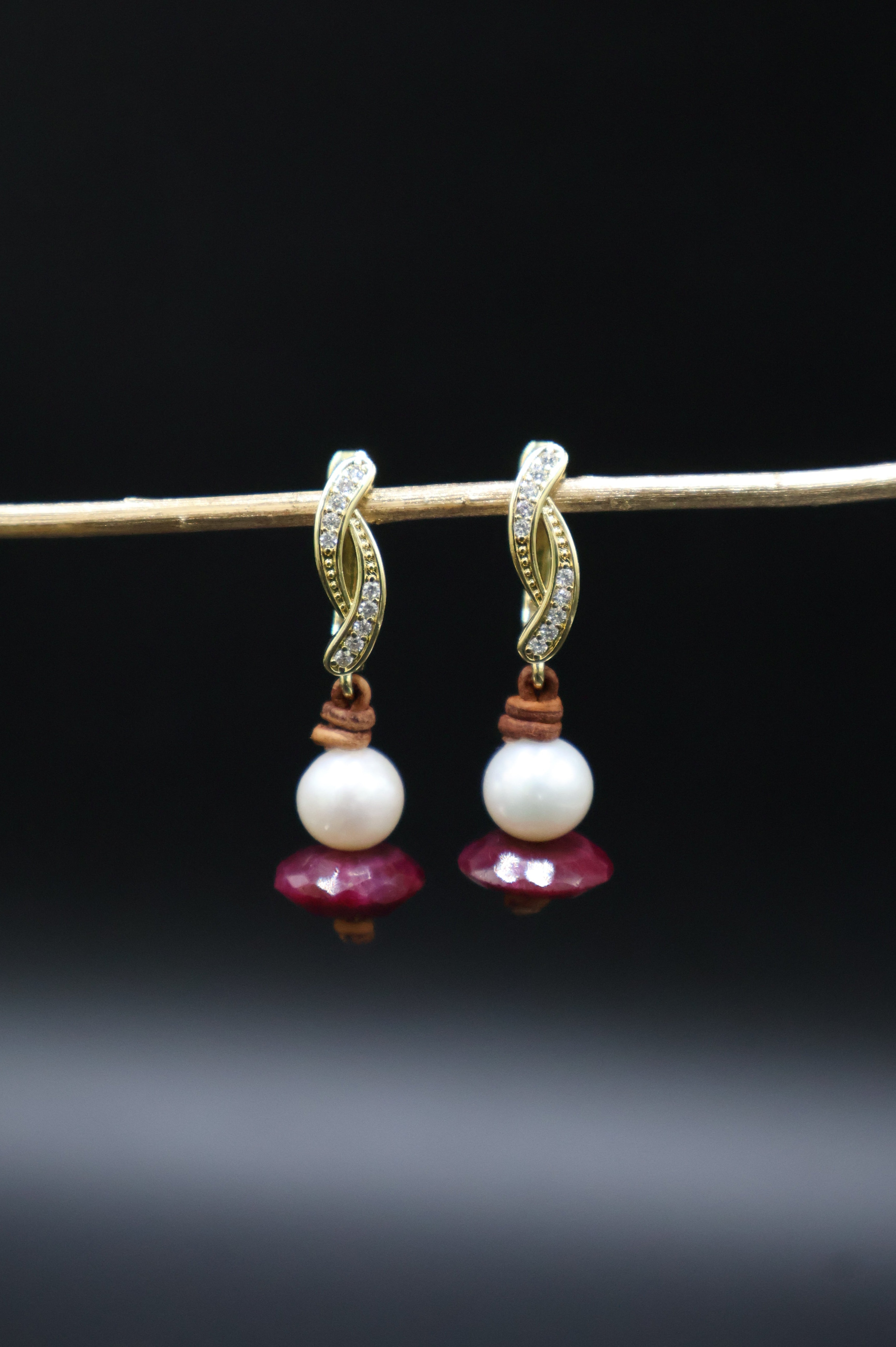 Pendientes Aris Rubí