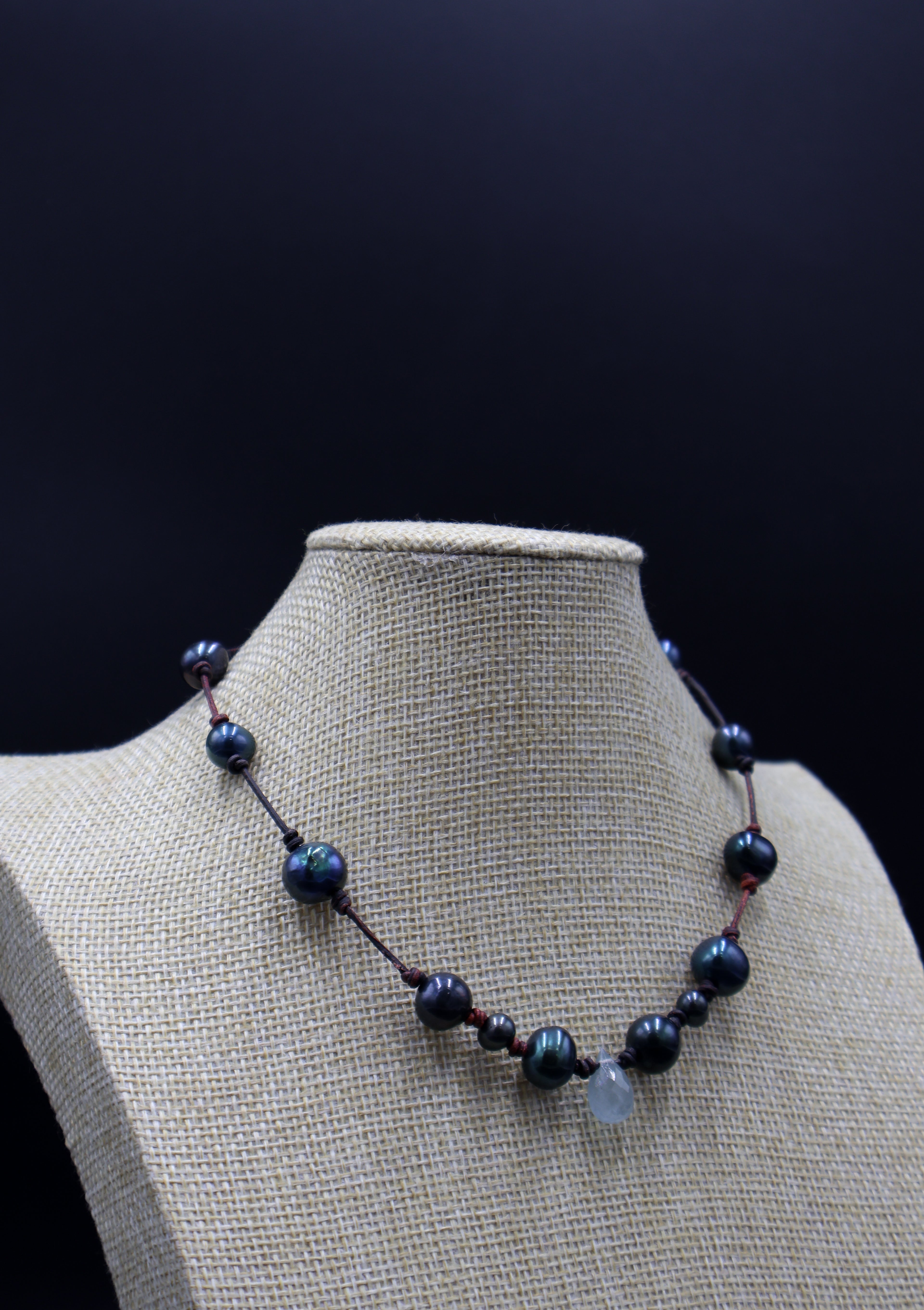 Collar Naia Aguamarina