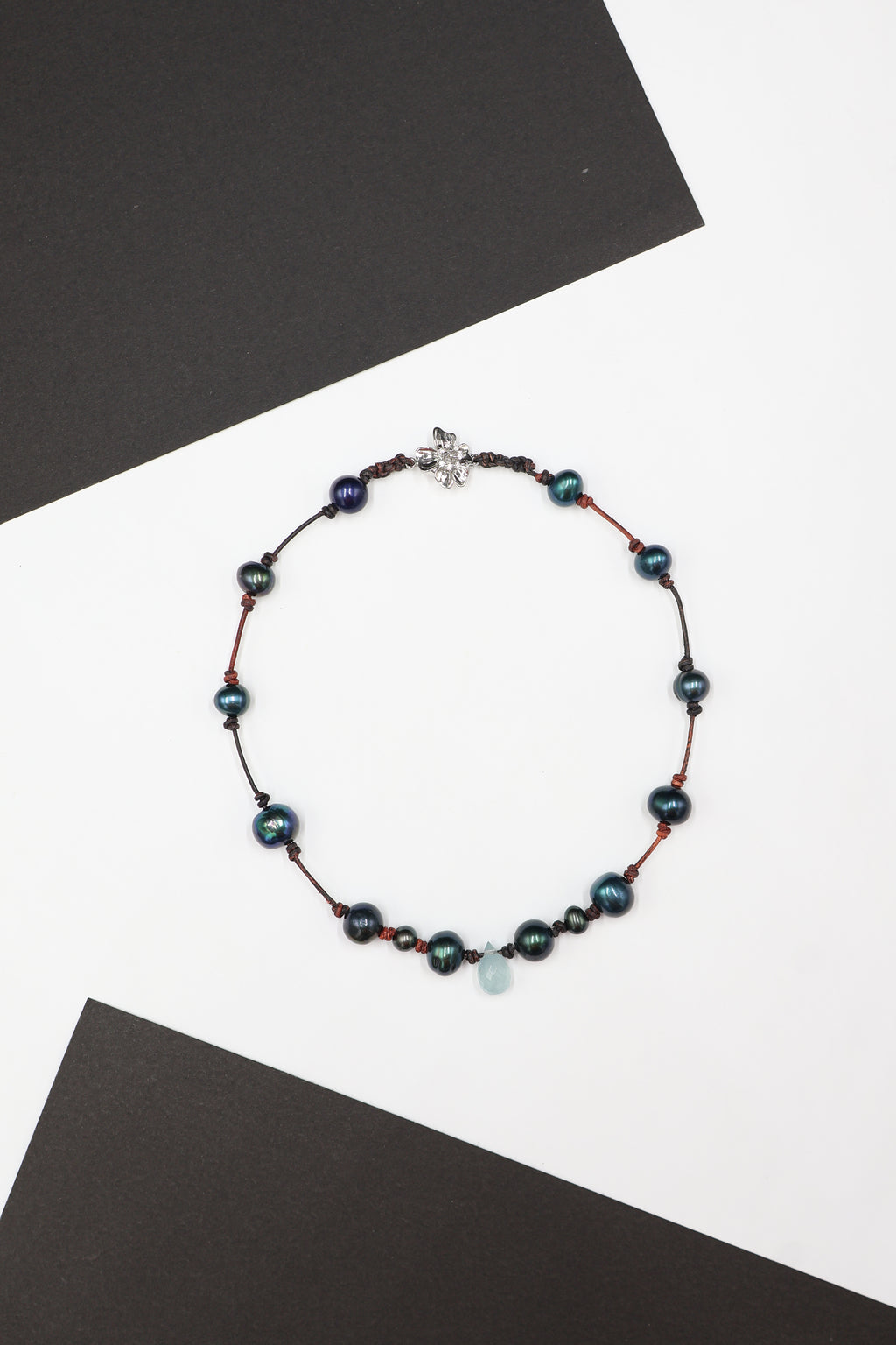 Collar Naia Aguamarina