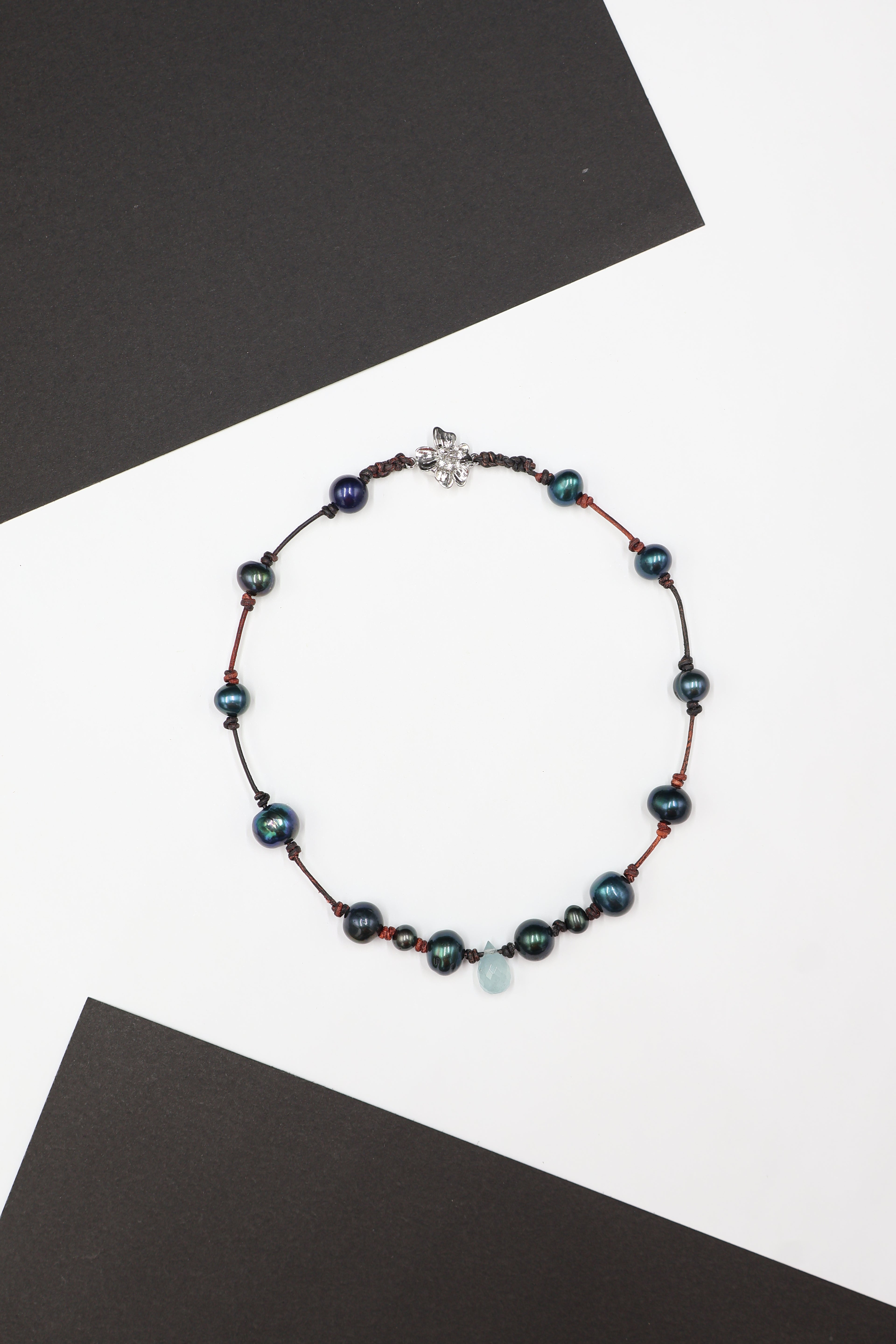 Collar Naia Aguamarina