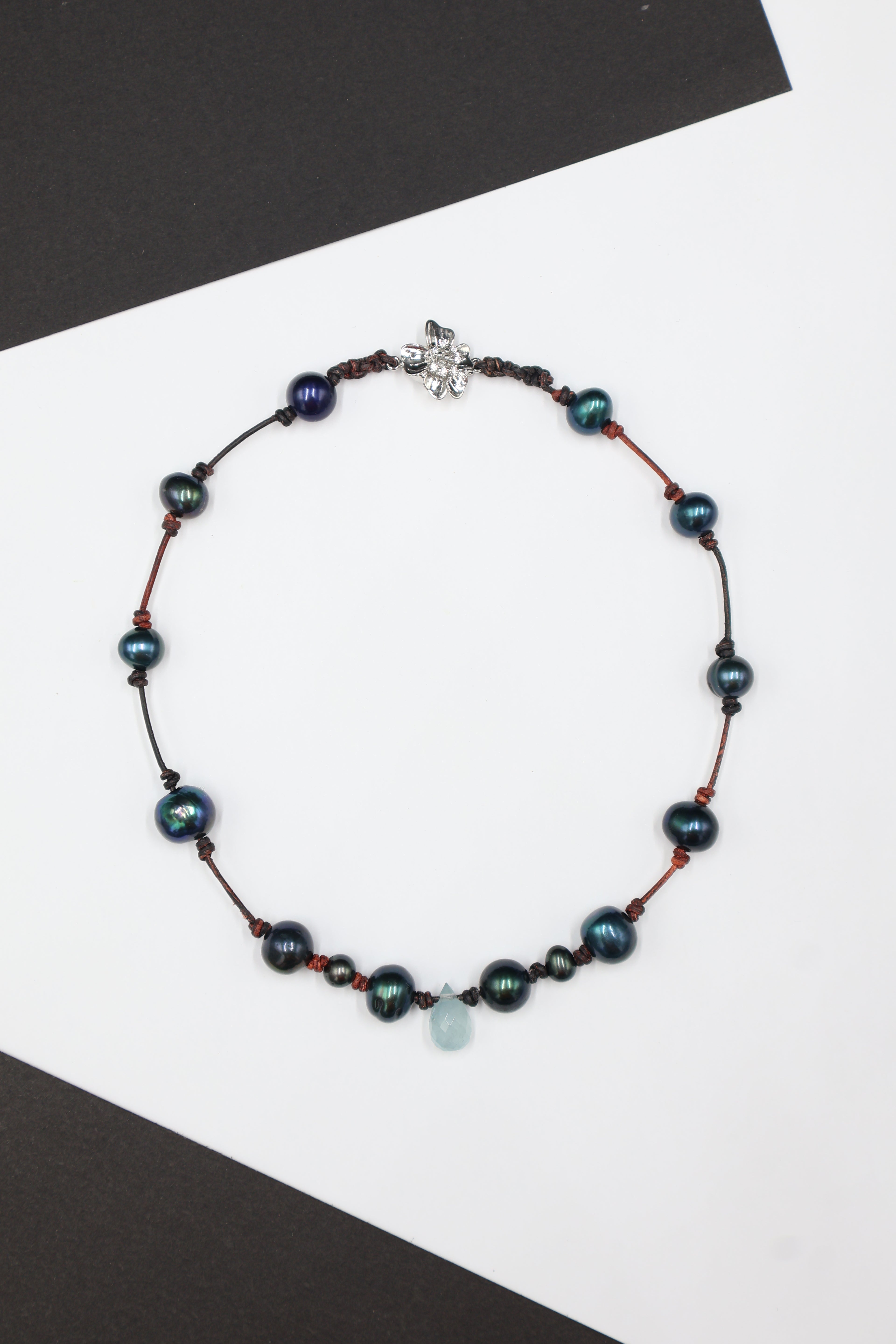 Collar Naia Aguamarina