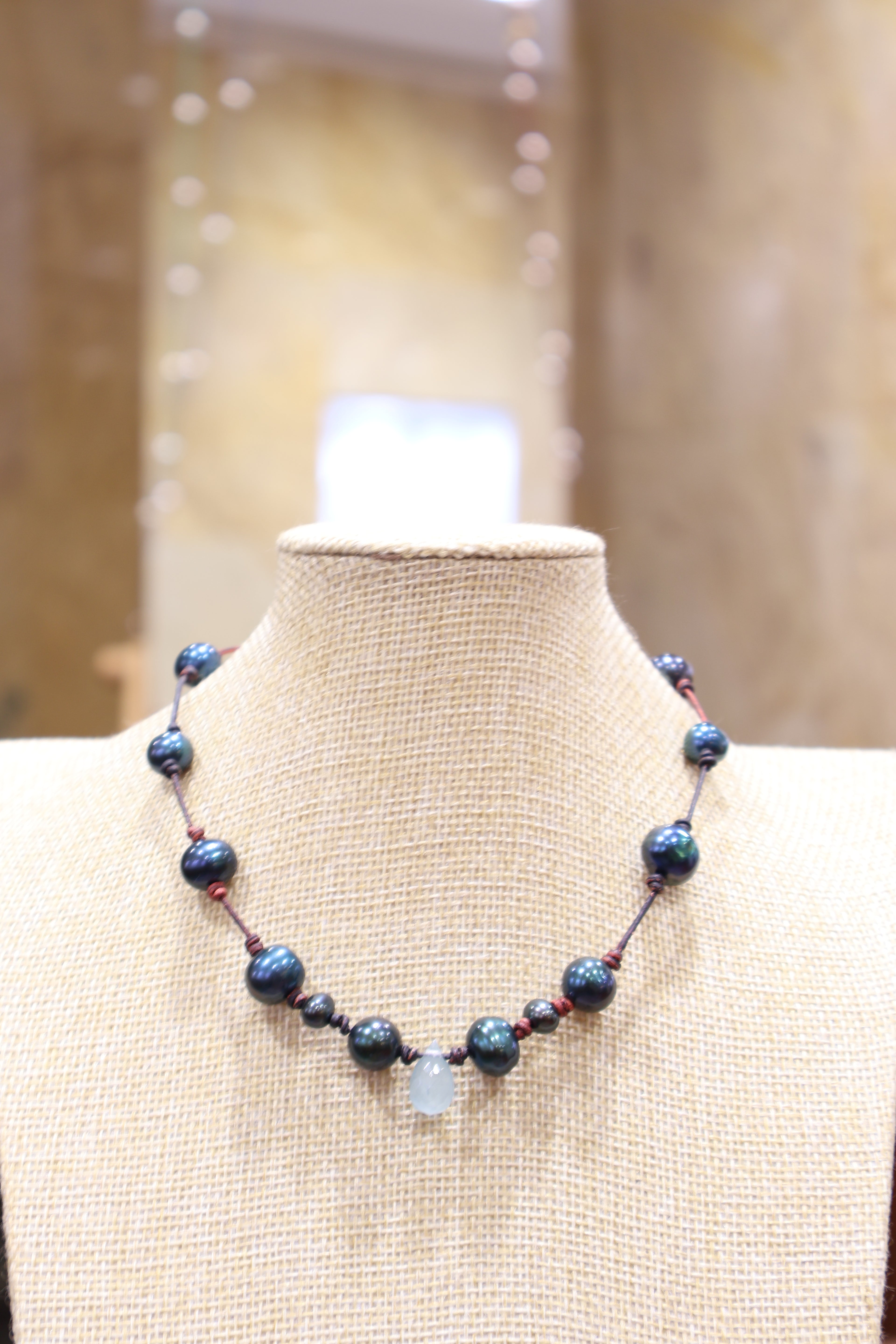 Collar Naia Aguamarina