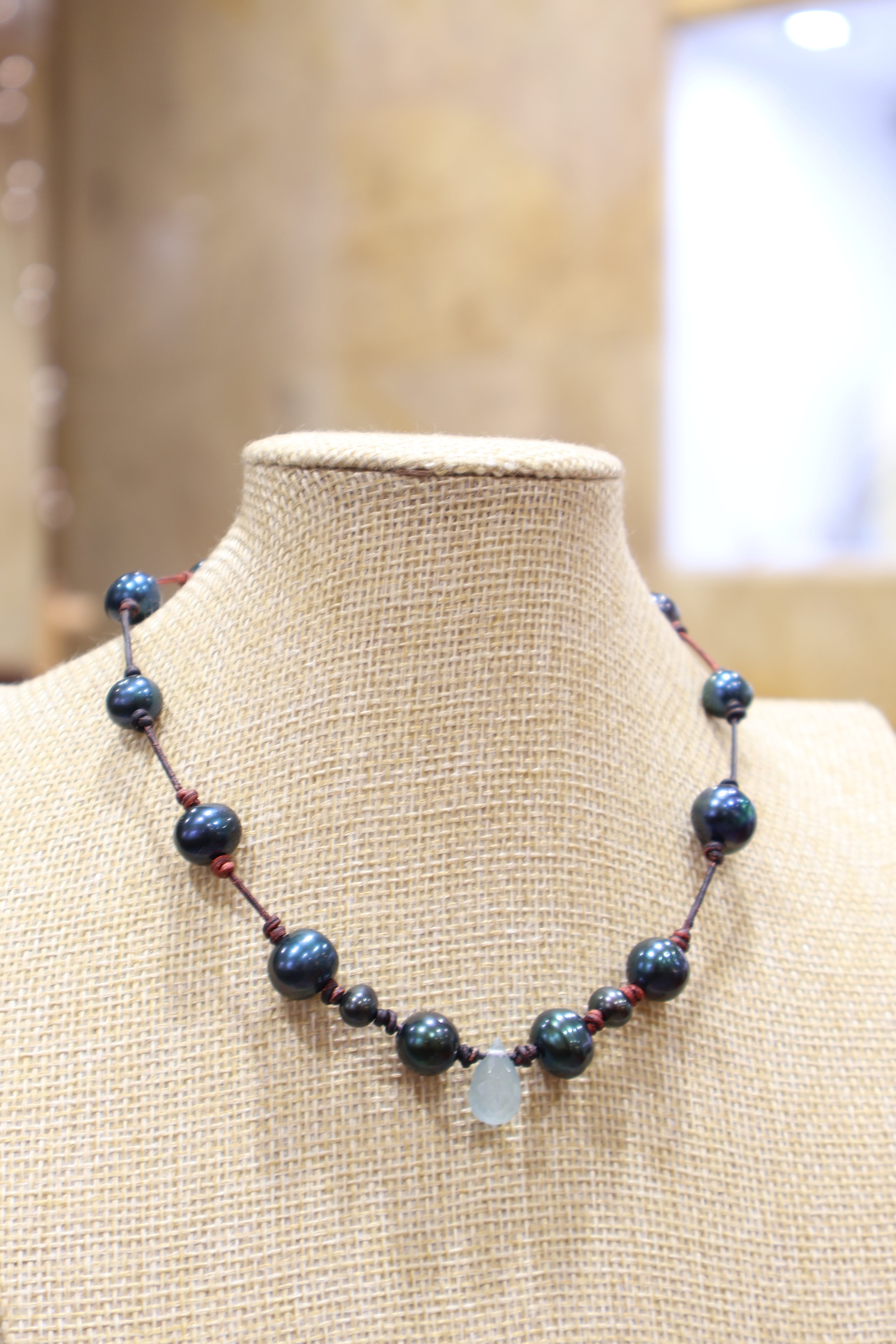 Collar Naia Aguamarina