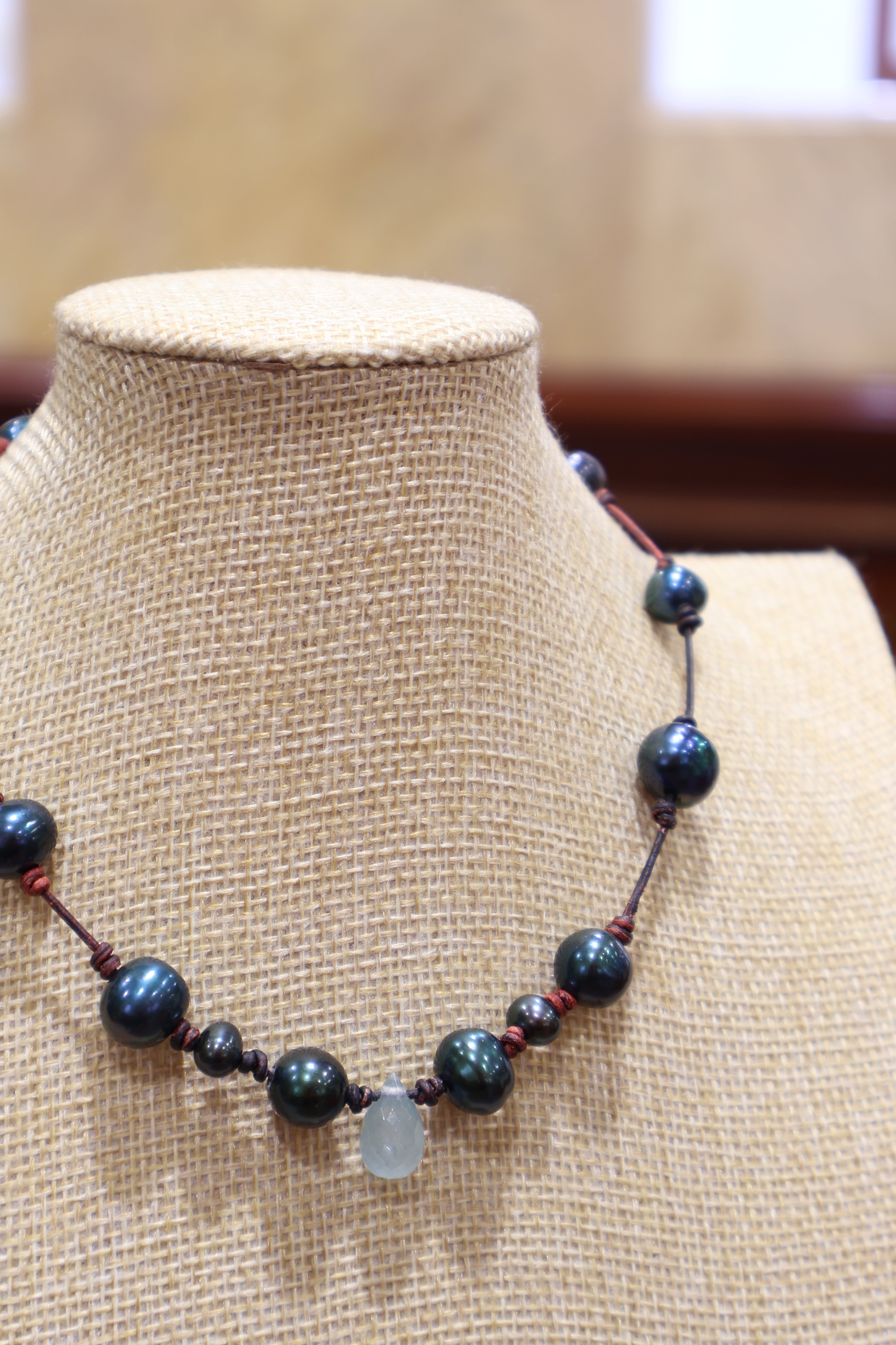 Collar Naia Aguamarina