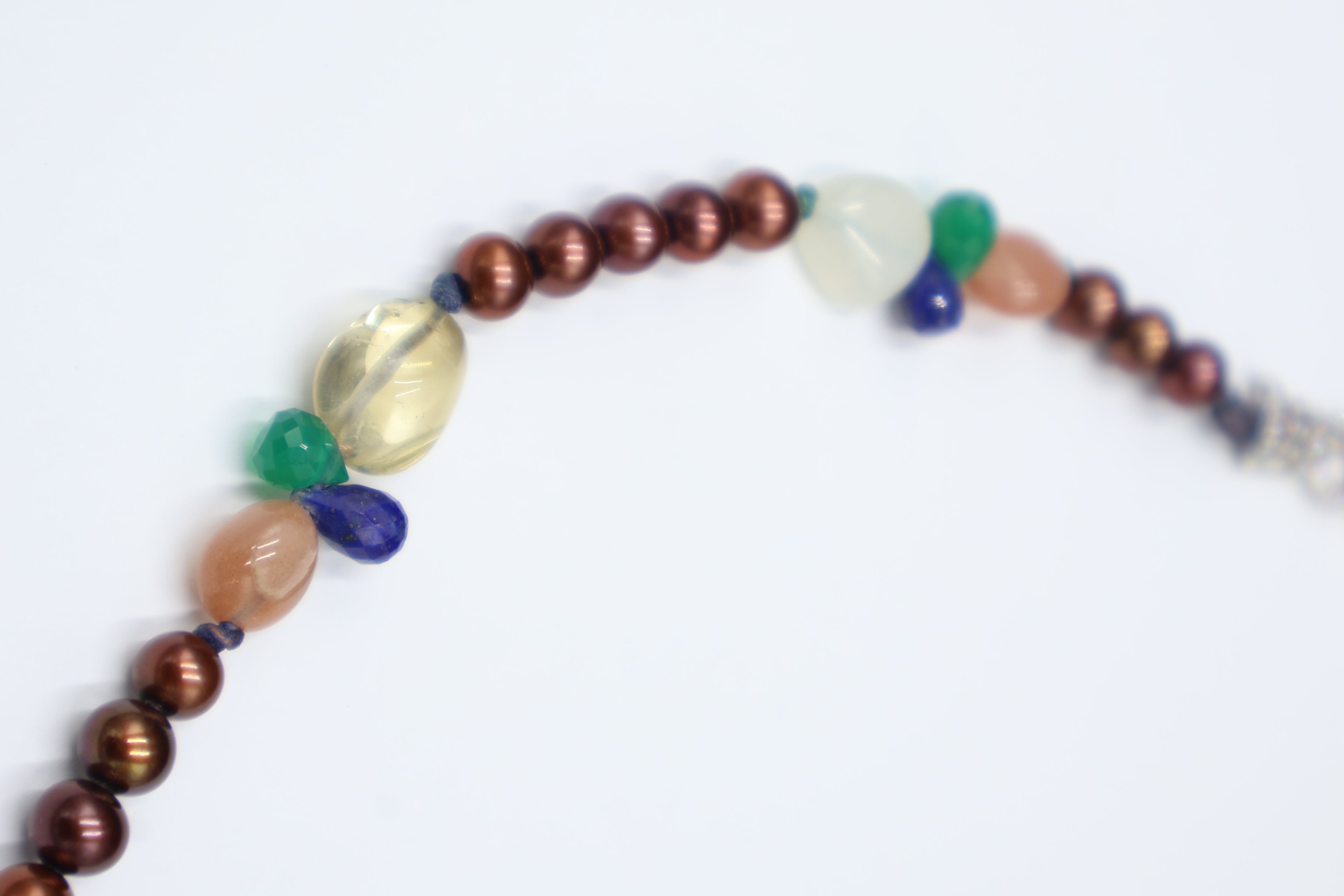 Collar Prisma Aguamarina