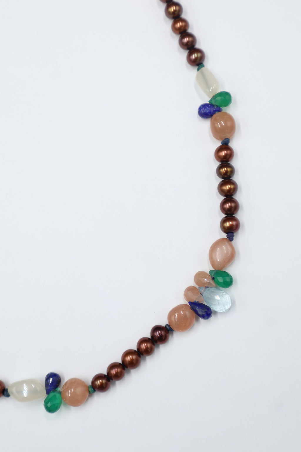 Collar Prisma Aguamarina