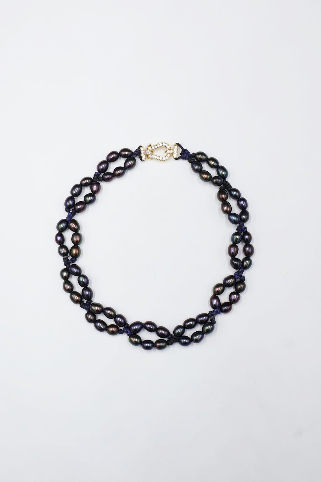 Choker Lira Perla Arcoíris