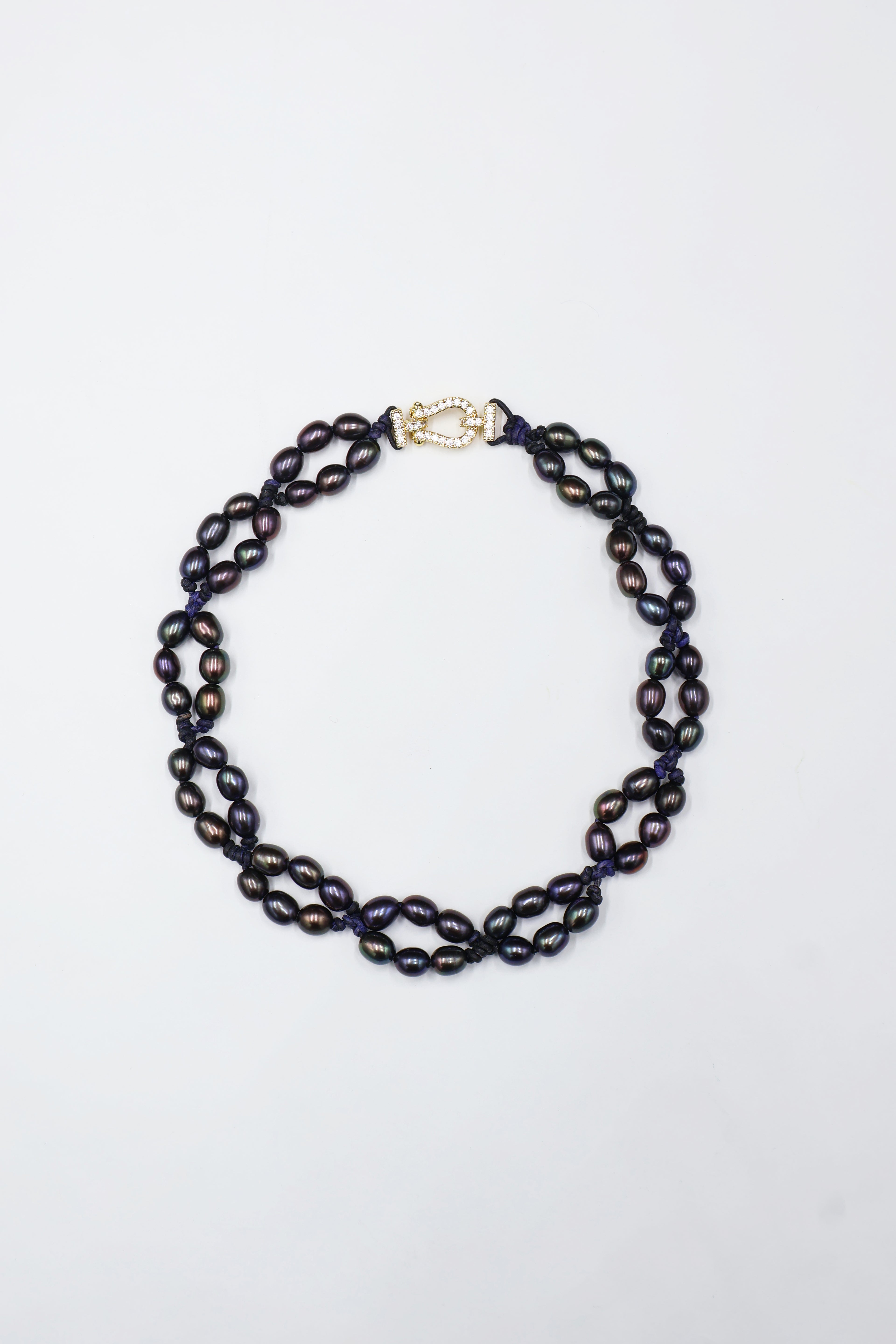 Choker Lira Perla Arcoíris