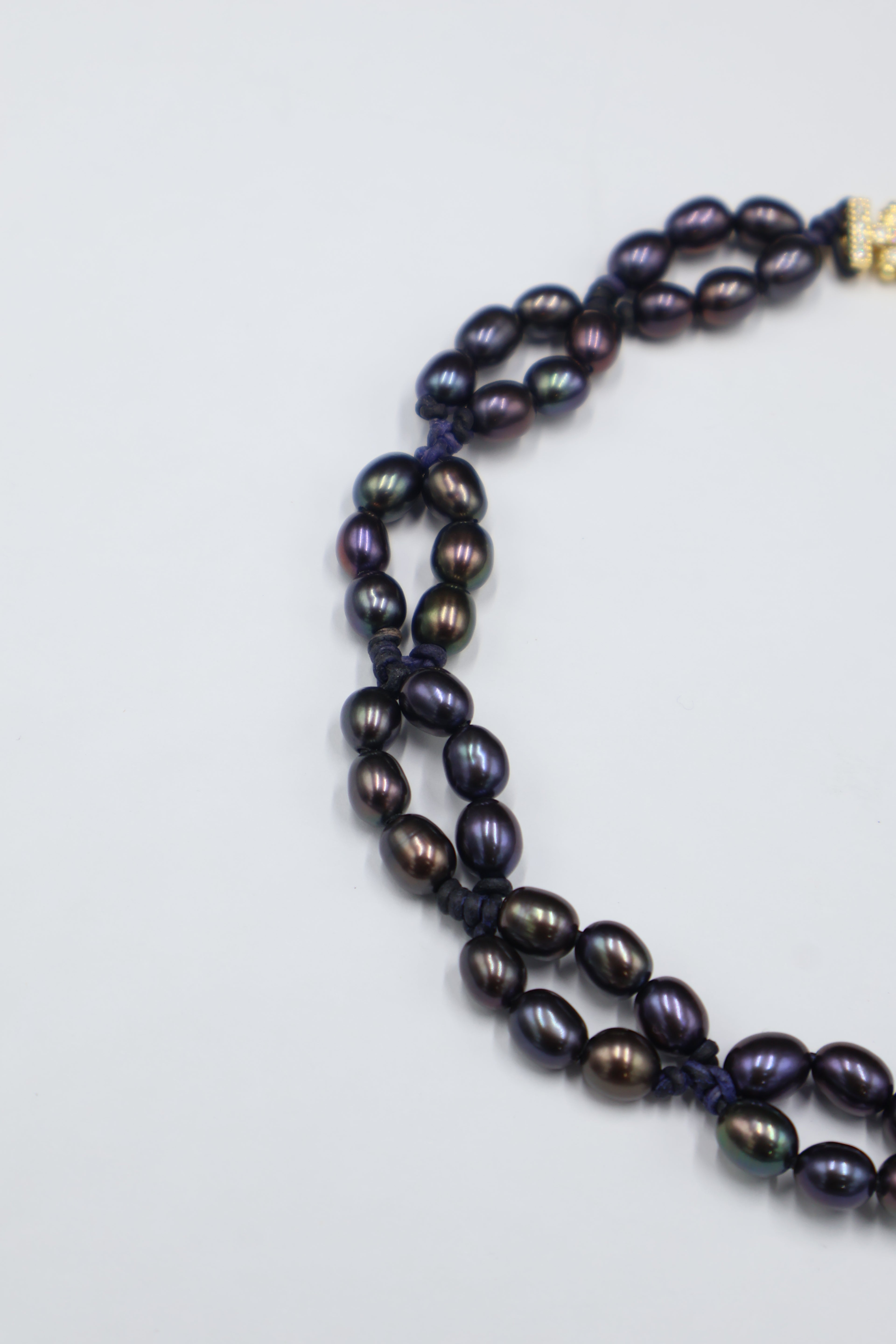 Choker Lira Perla Arcoíris