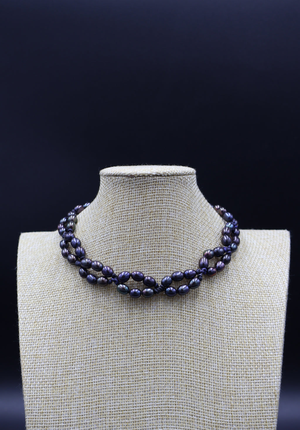 Choker Lira Perla Arcoíris