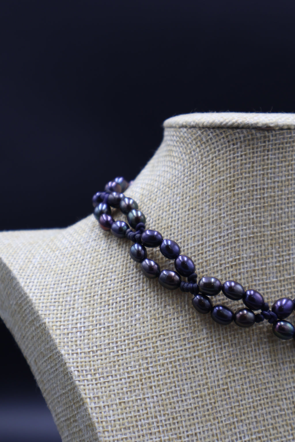 Choker Lira Perla Arcoíris