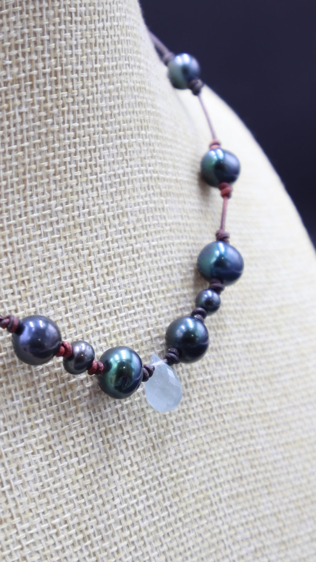 Collar Naia Aguamarina