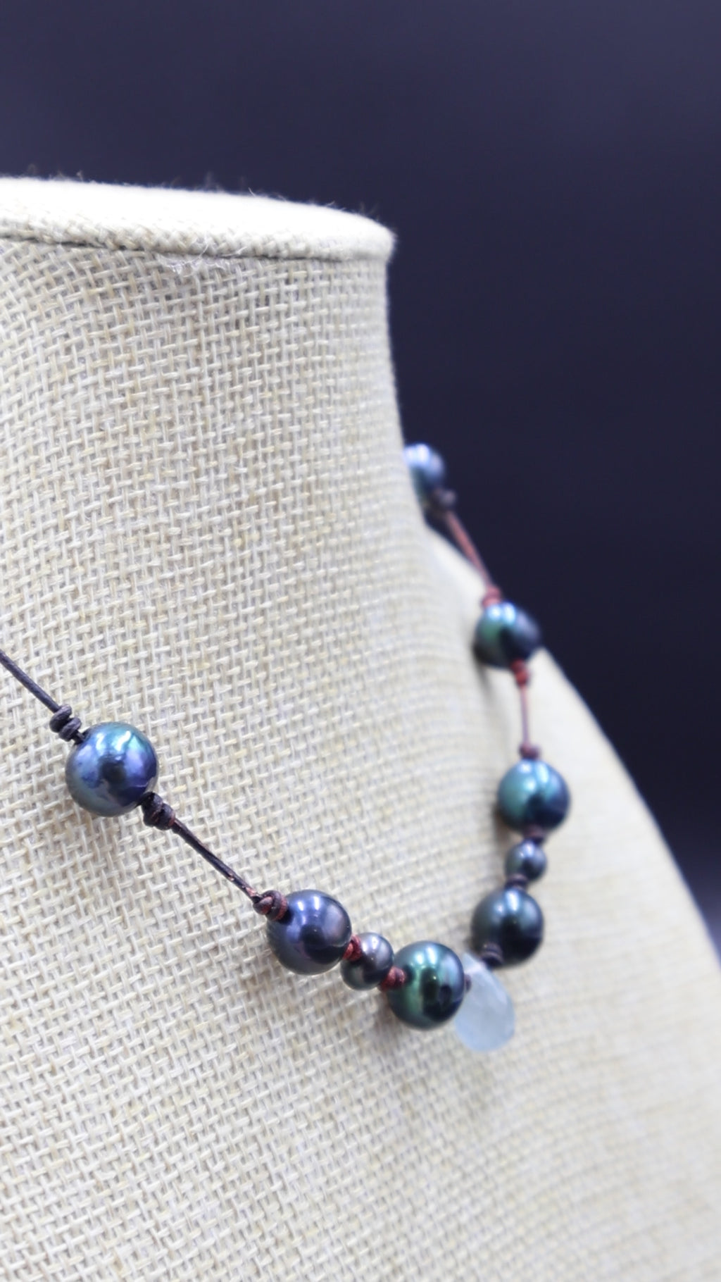 Collar Naia Aguamarina