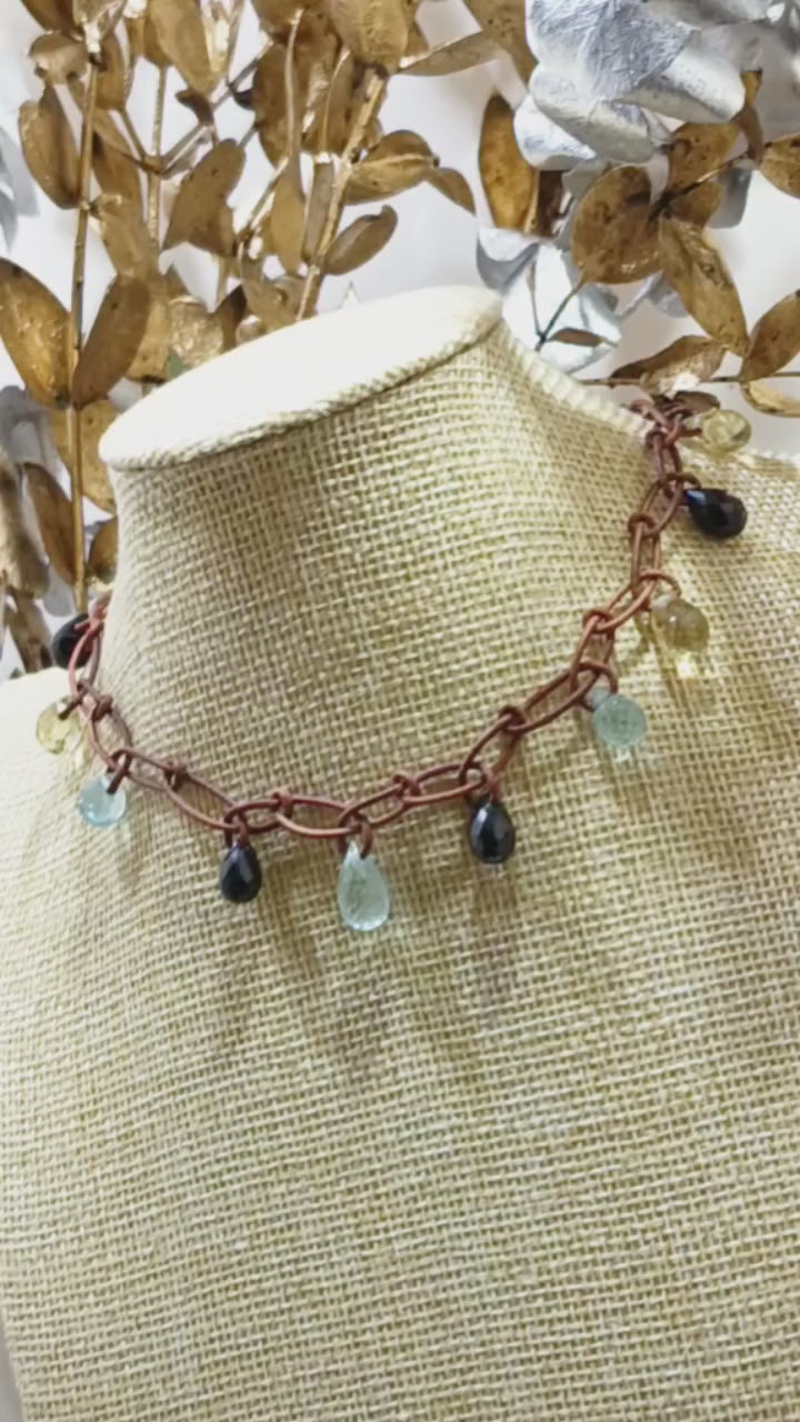 Collar Lys Aguamarina