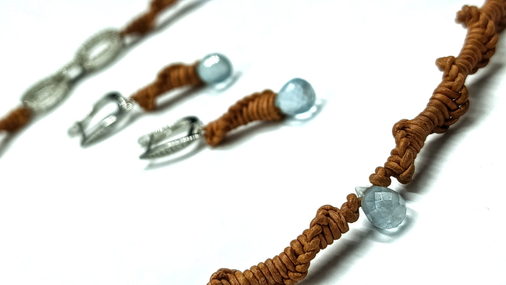 Collar Lilith Aguamarina