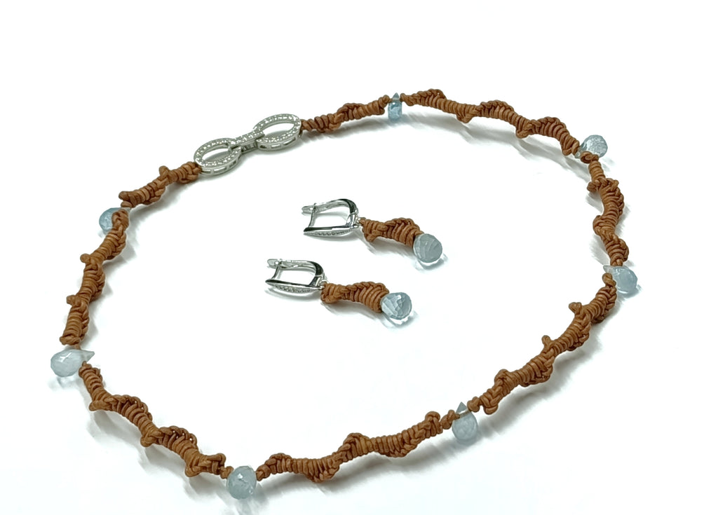 Collar Lilith Aguamarina